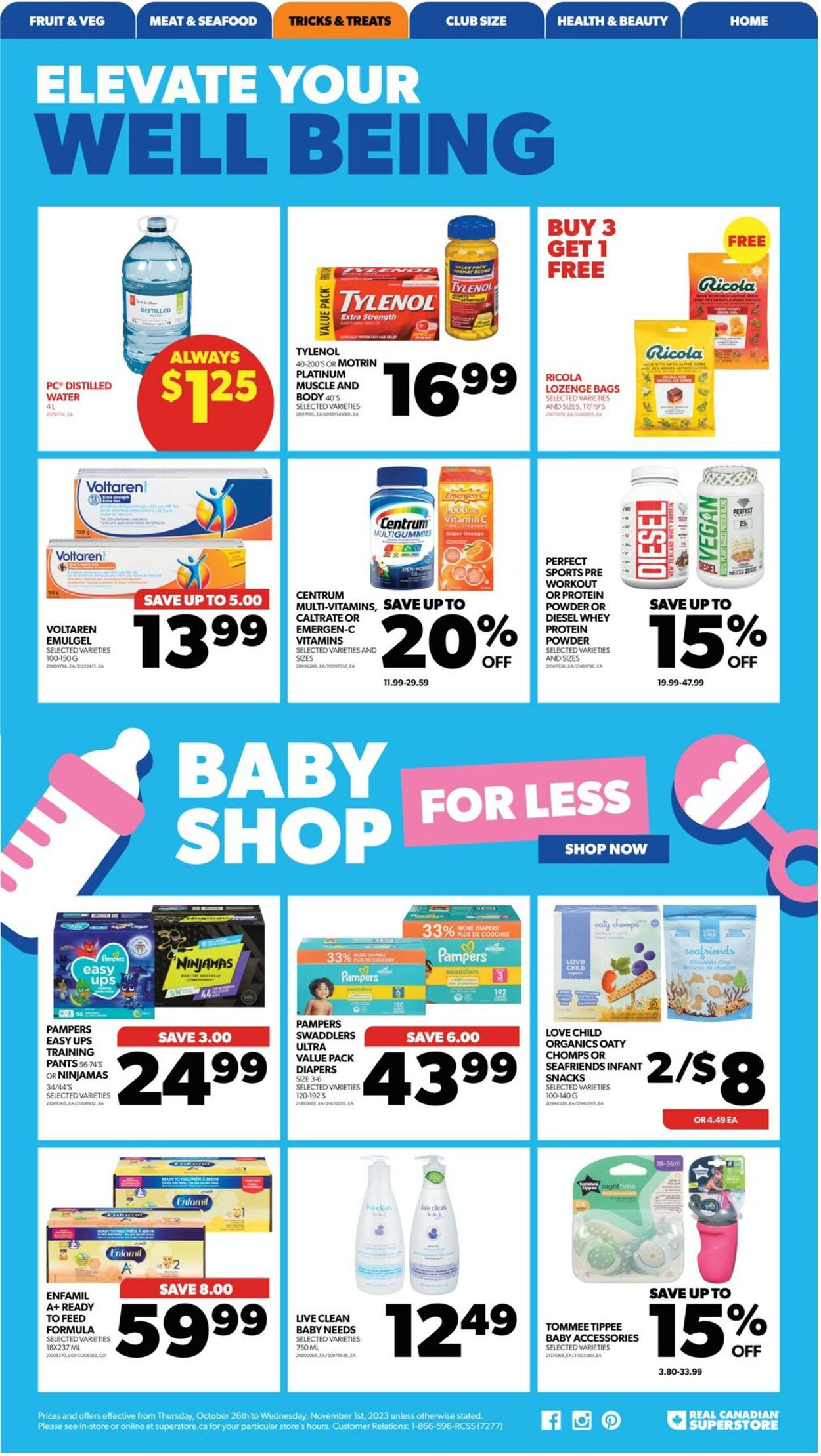 Flyer Real Canadian Superstore 26.10.2023 - 01.11.2023