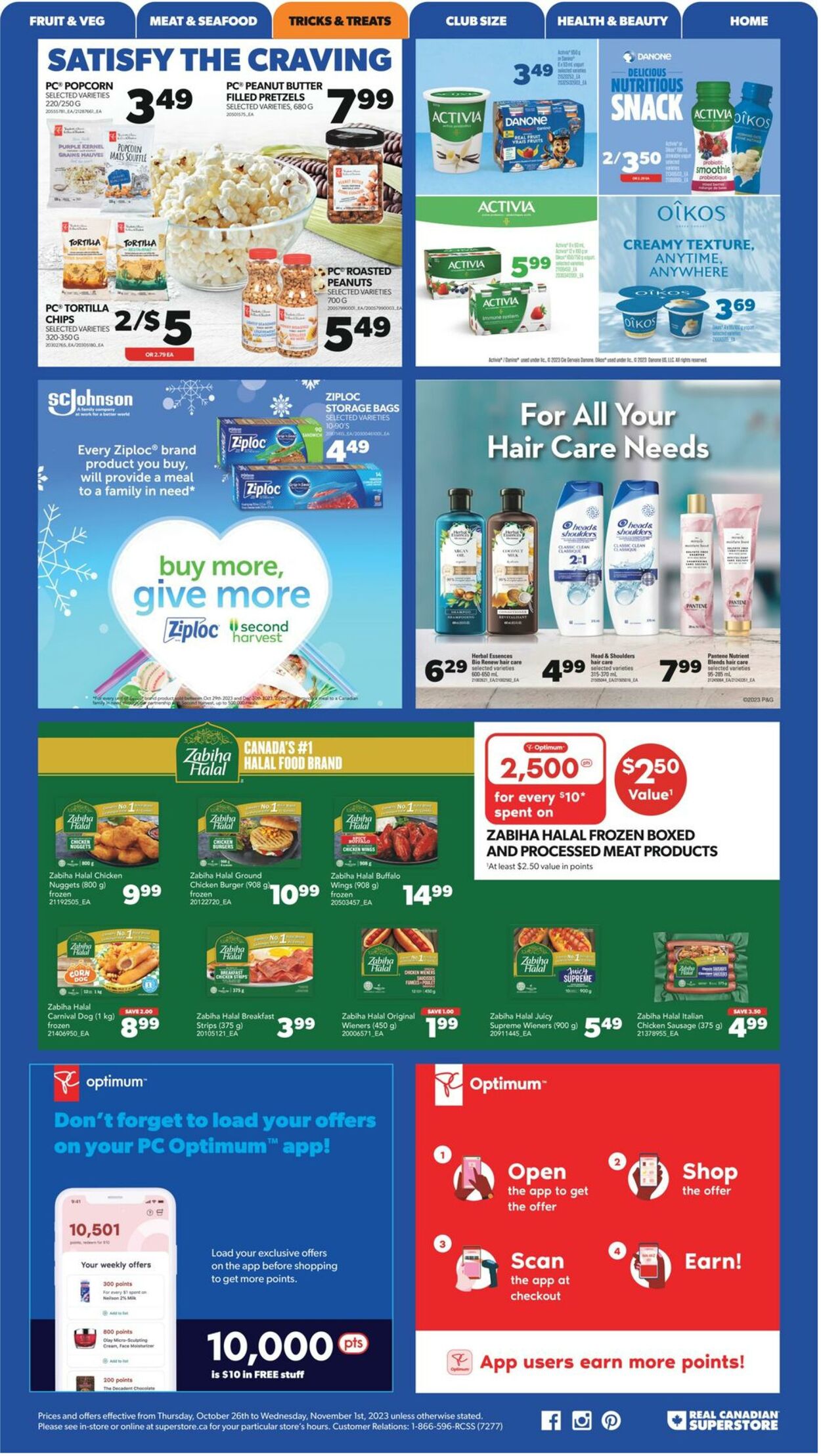 Flyer Real Canadian Superstore 26.10.2023 - 01.11.2023