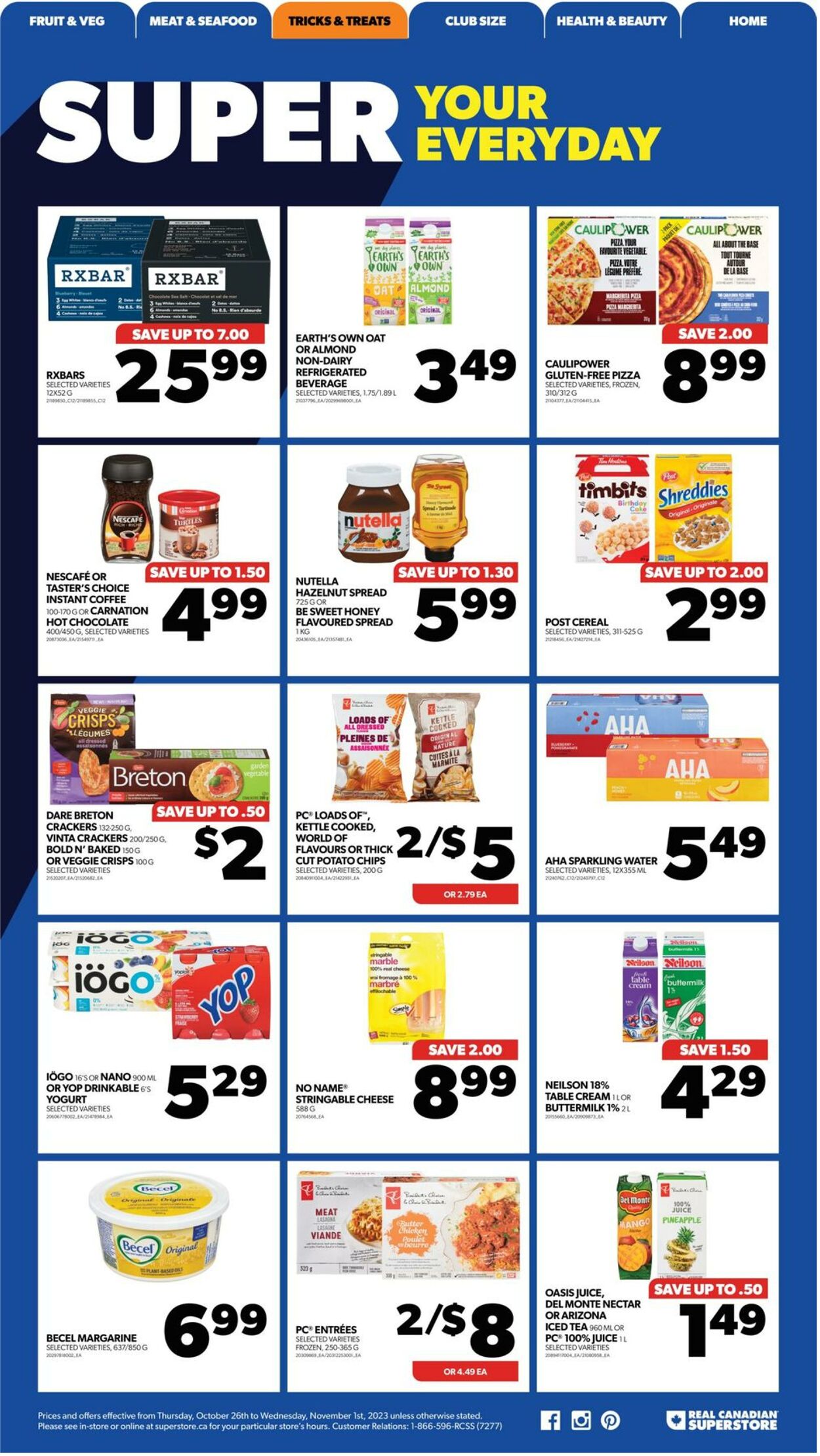 Flyer Real Canadian Superstore 26.10.2023 - 01.11.2023