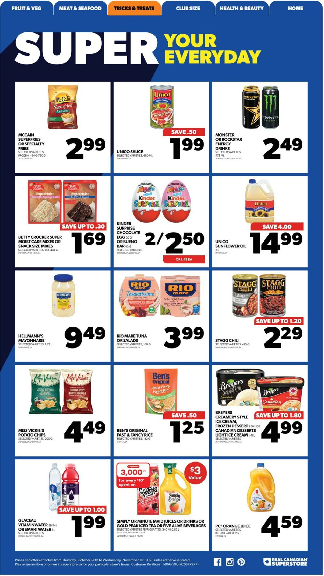 Flyer Real Canadian Superstore 26.10.2023 - 01.11.2023