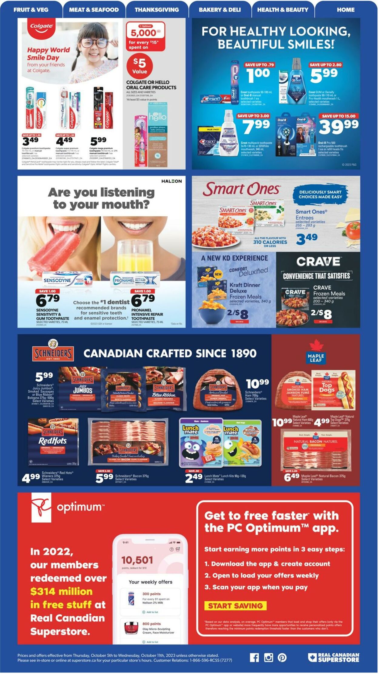 Flyer Real Canadian Superstore 05.10.2023 - 11.10.2023