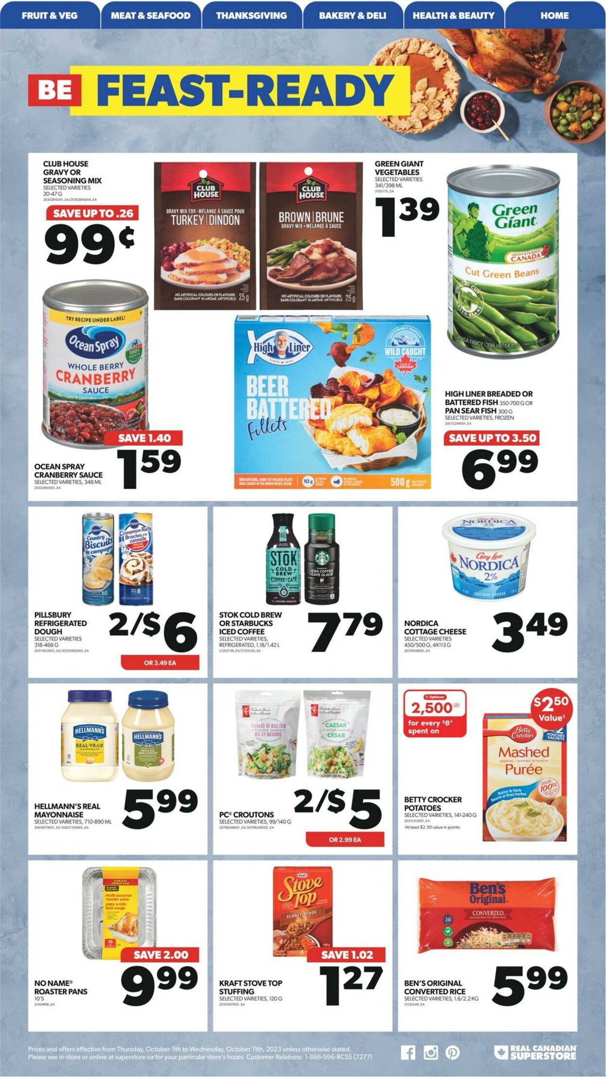 Flyer Real Canadian Superstore 05.10.2023 - 11.10.2023