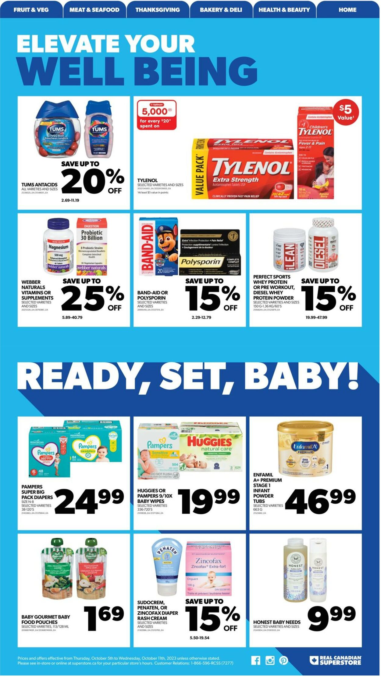 Flyer Real Canadian Superstore 05.10.2023 - 11.10.2023