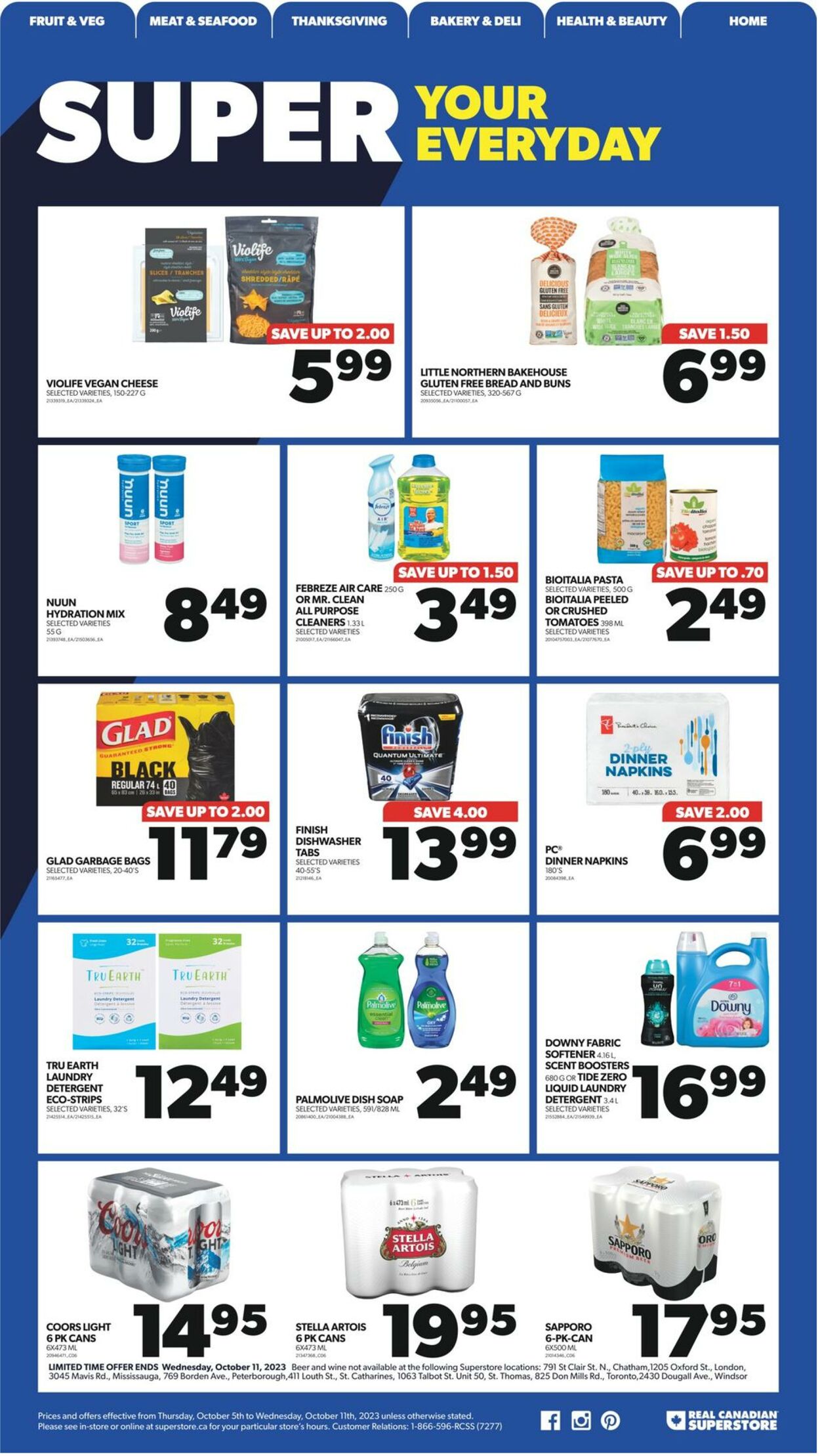 Flyer Real Canadian Superstore 05.10.2023 - 11.10.2023