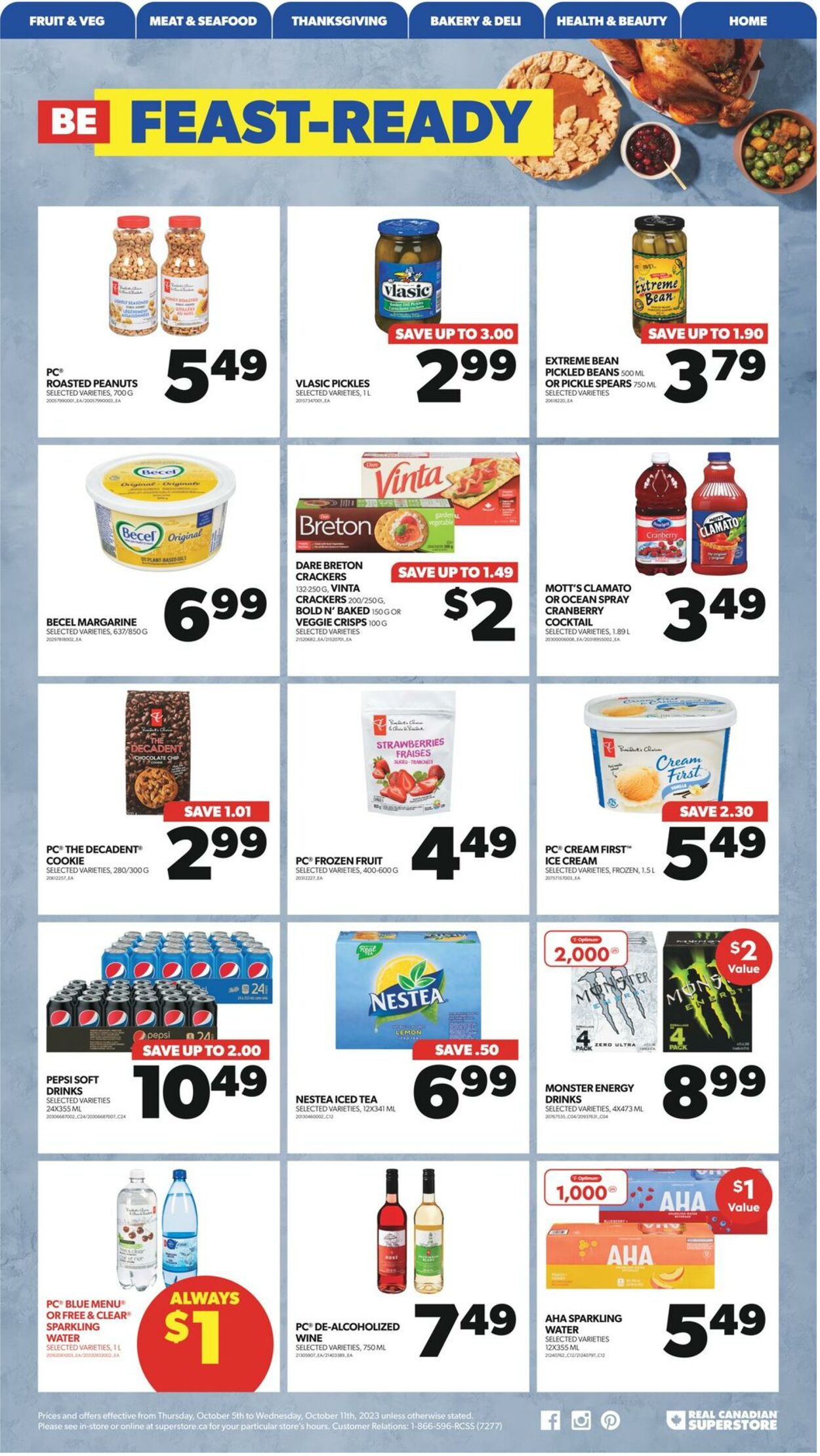 Flyer Real Canadian Superstore 05.10.2023 - 11.10.2023