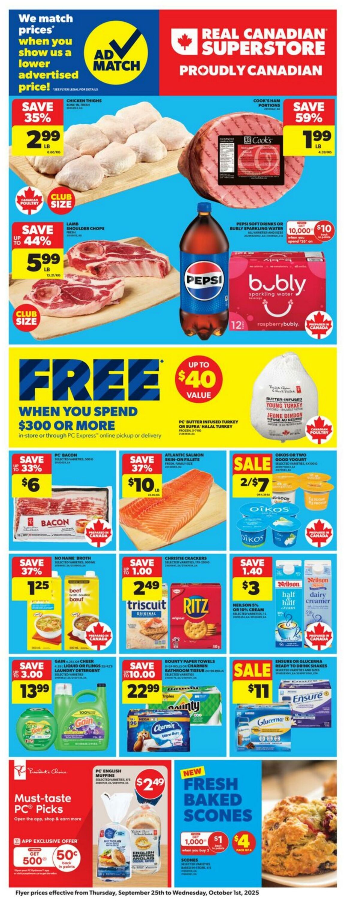 Flyer Real Canadian Superstore 25.09.2025 - 01.10.2025
