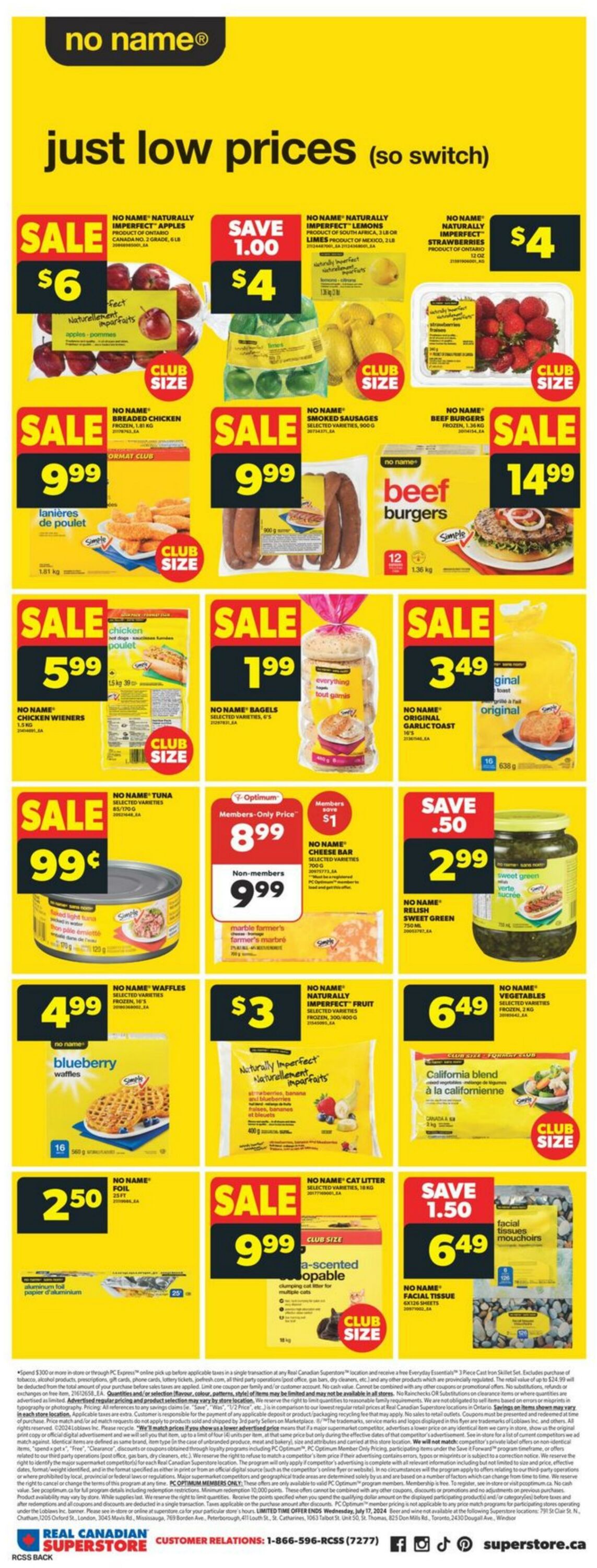 Flyer Real Canadian Superstore 11.07.2024 - 17.07.2024