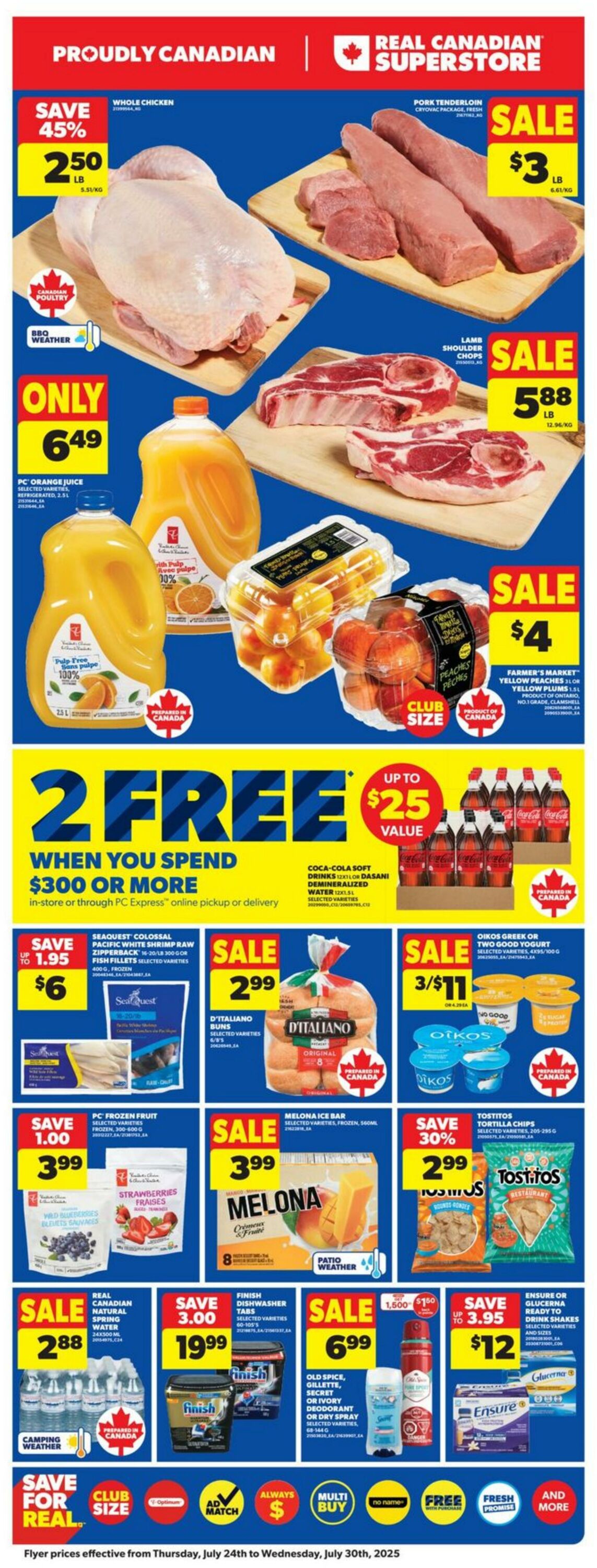 Flyer Real Canadian Superstore 24.07.2025 - 30.07.2025