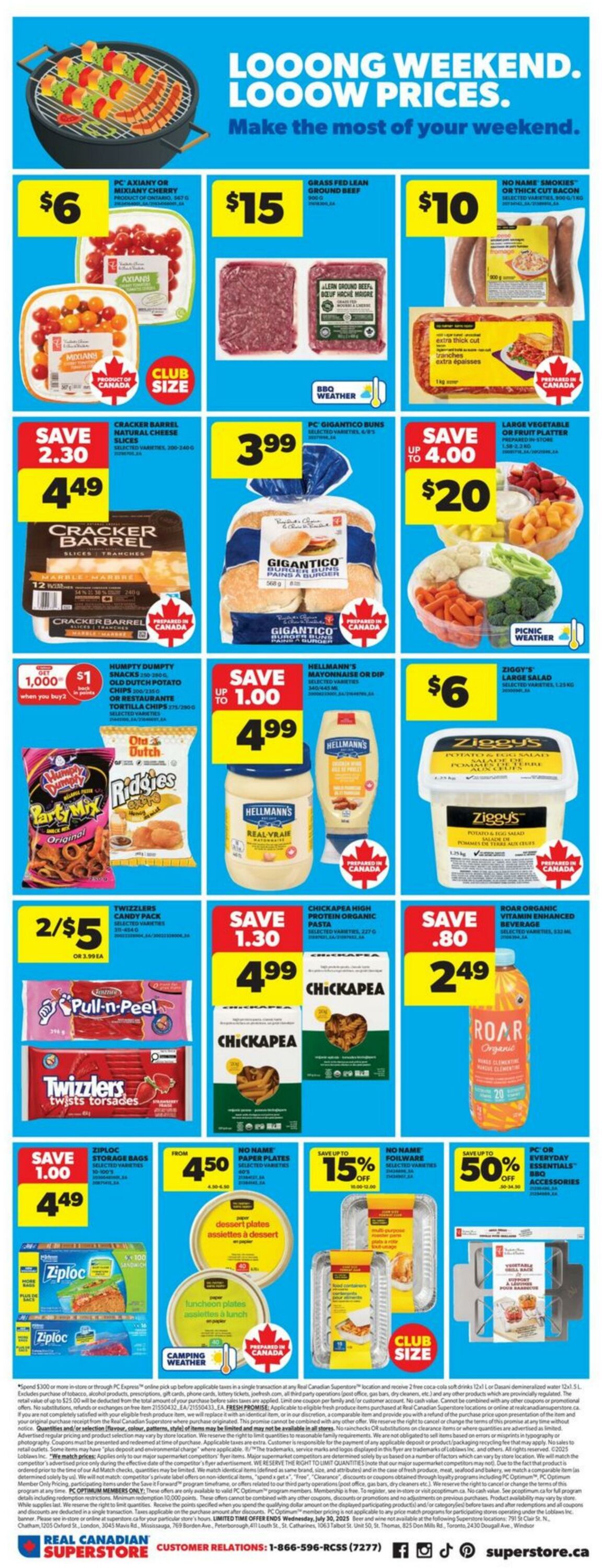 Flyer Real Canadian Superstore 24.07.2025 - 30.07.2025