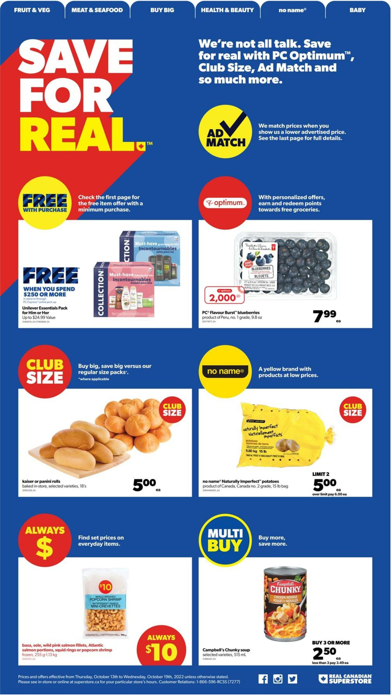 Flyer Real Canadian Superstore 13.10.2022 - 19.10.2022