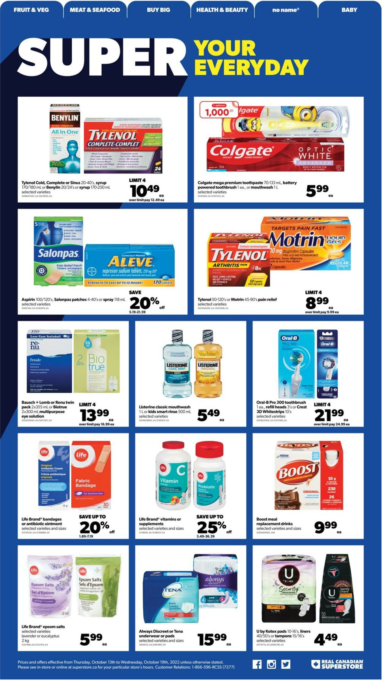 Flyer Real Canadian Superstore 13.10.2022 - 19.10.2022