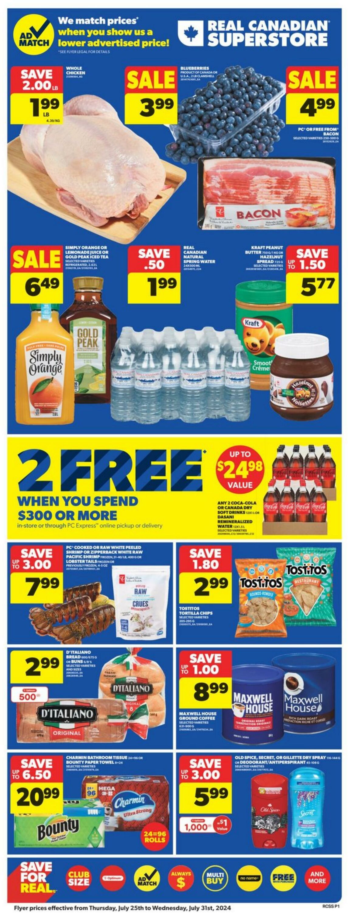 Flyer Real Canadian Superstore 25.07.2024 - 31.07.2024