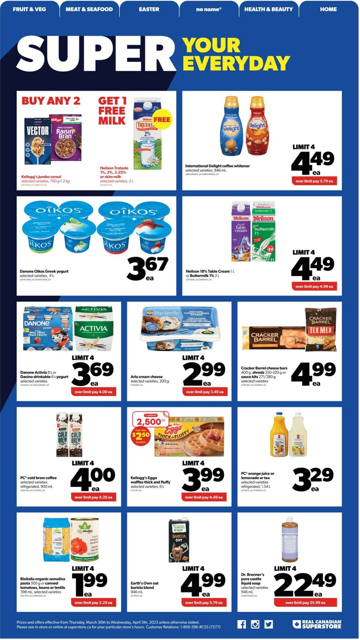 Flyer Real Canadian Superstore 30.03.2023 - 05.04.2023