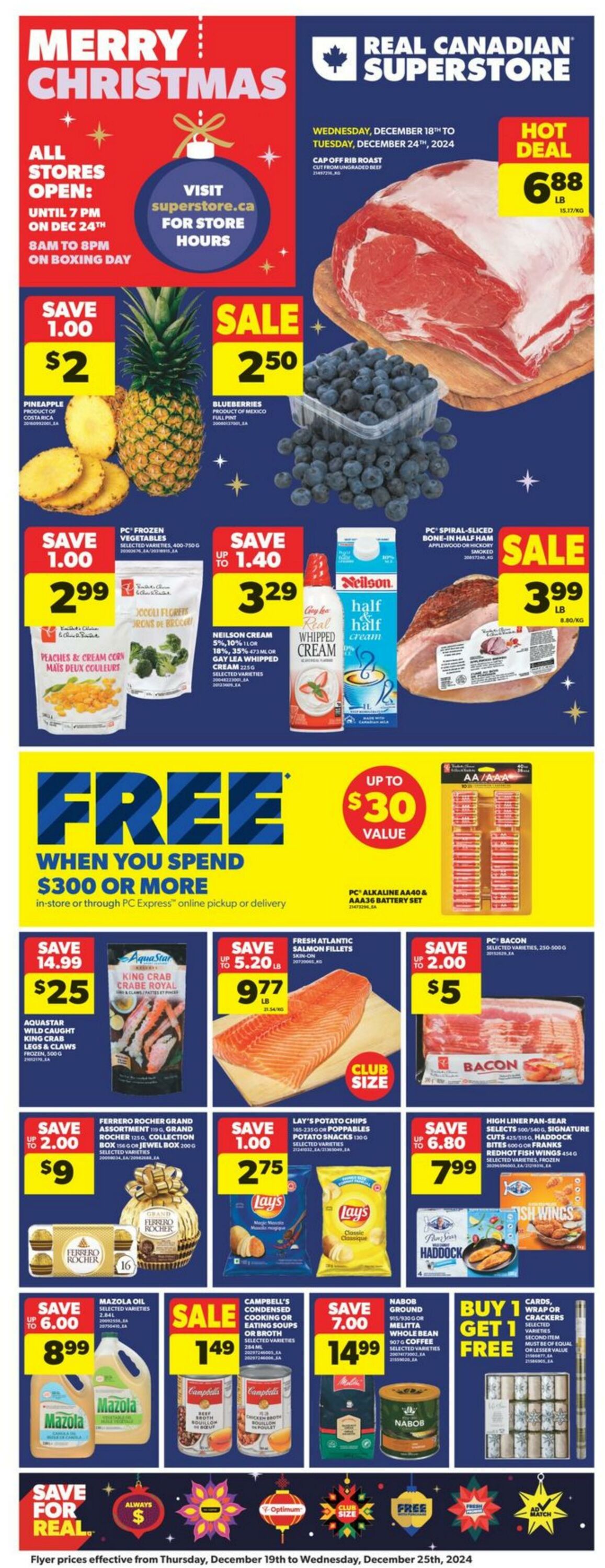 Flyer Real Canadian Superstore 19.12.2024 - 25.12.2024