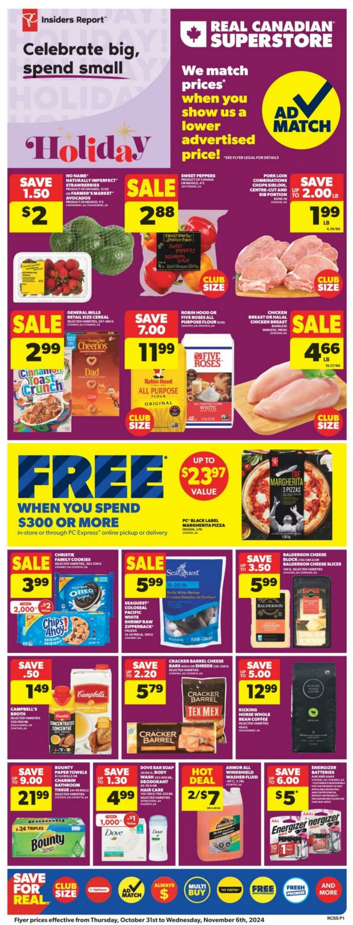 Flyer Real Canadian Superstore 31.10.2024 - 06.11.2024