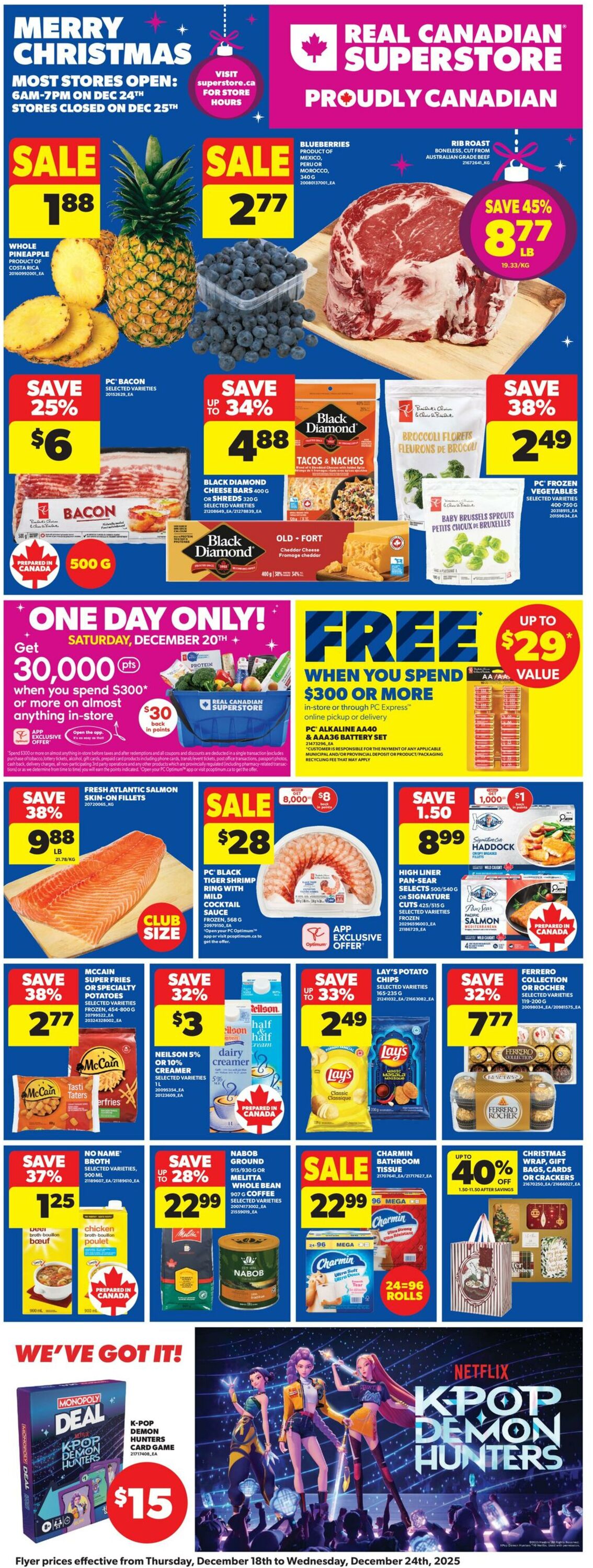 Flyer Real Canadian Superstore 18.12.2025 - 24.12.2025