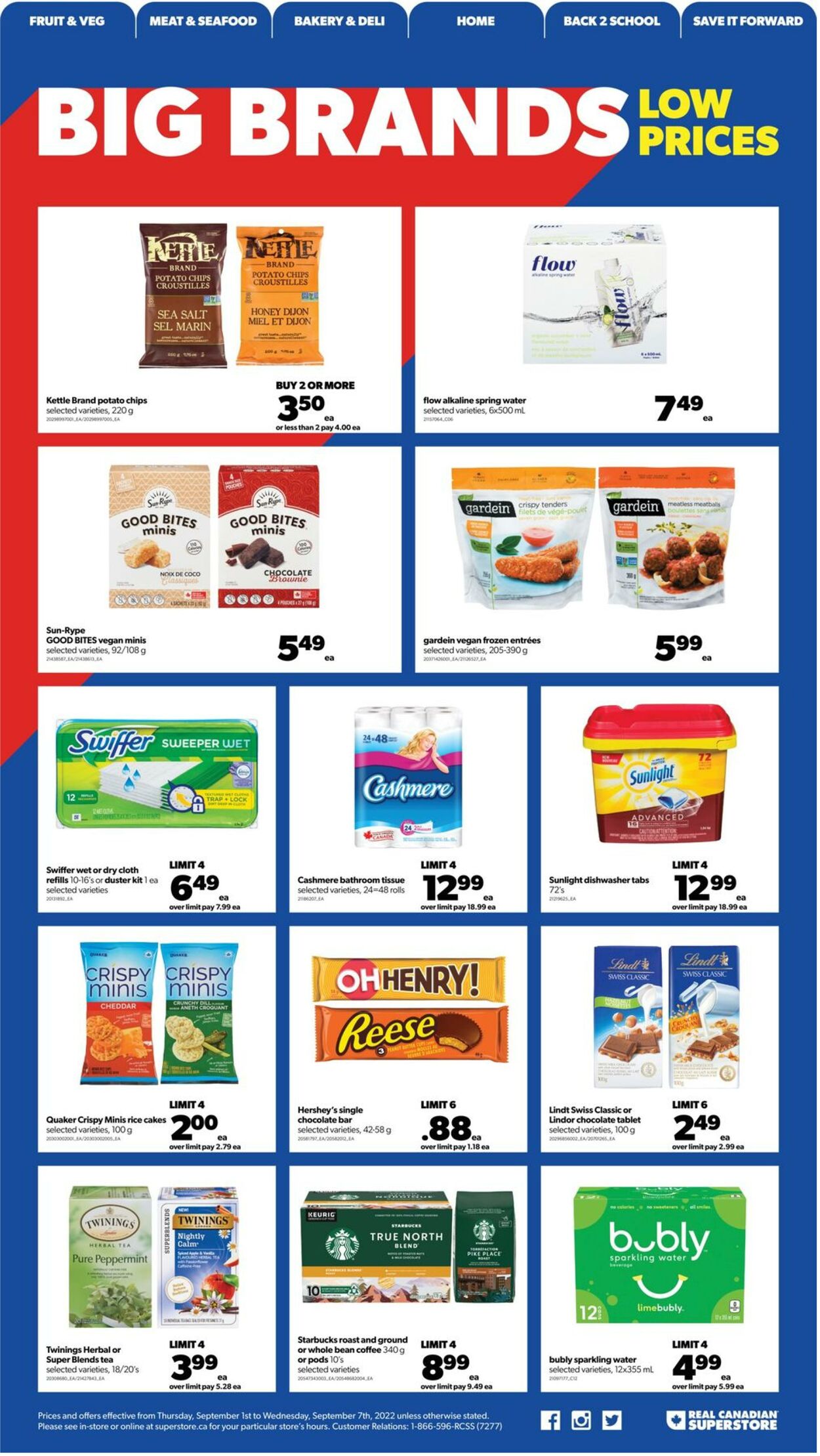 Flyer Real Canadian Superstore 01.09.2022 - 07.09.2022