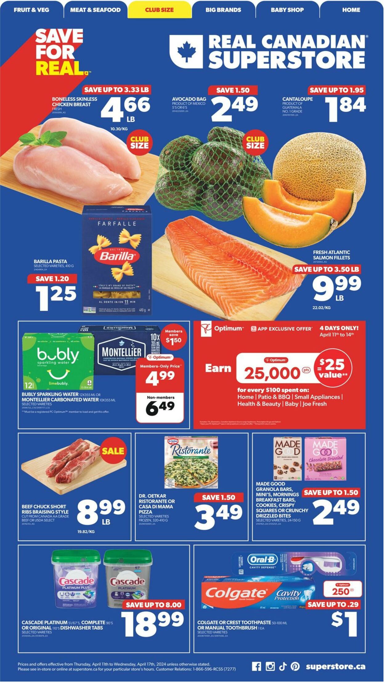 Flyer Real Canadian Superstore 11.04.2024 - 17.04.2024