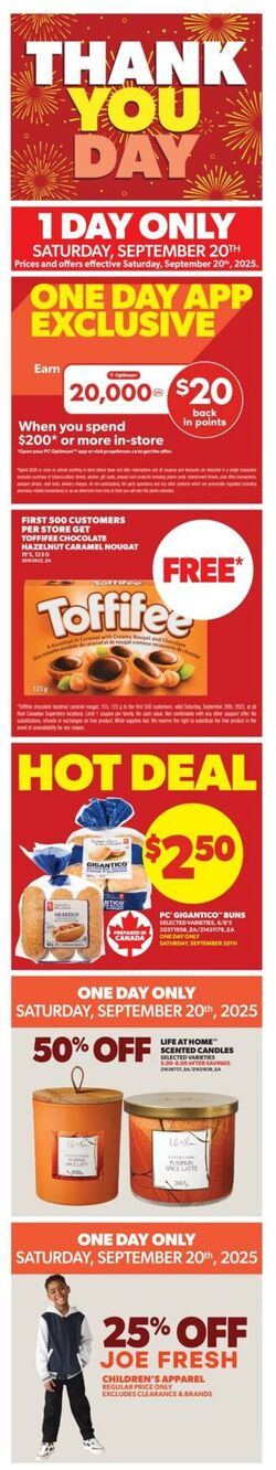 Flyer Real Canadian Superstore 18.09.2025 - 24.09.2025
