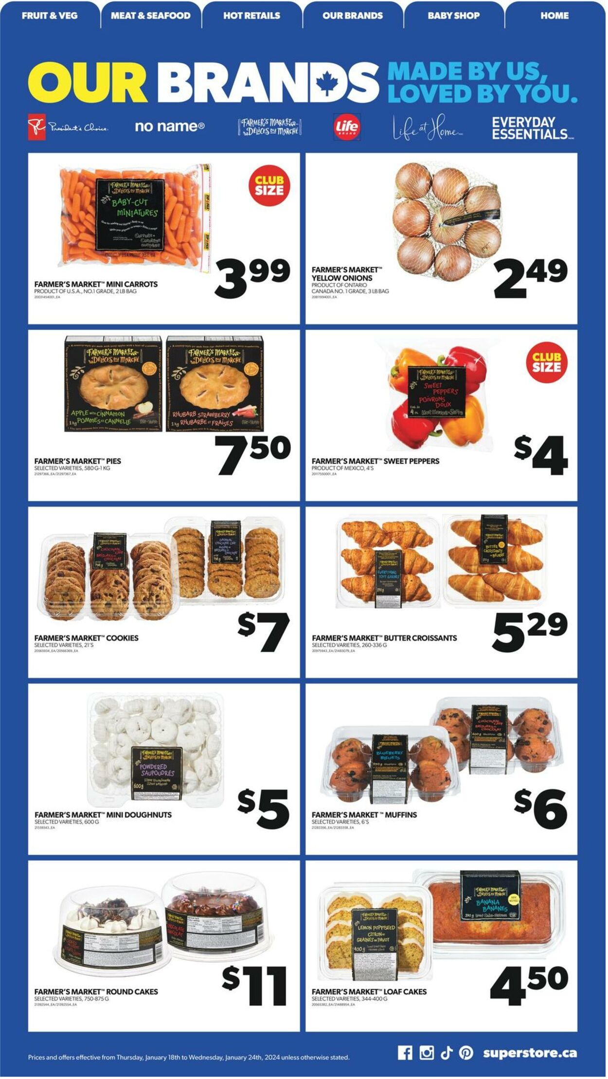 Flyer Real Canadian Superstore 18.01.2024 - 24.01.2024