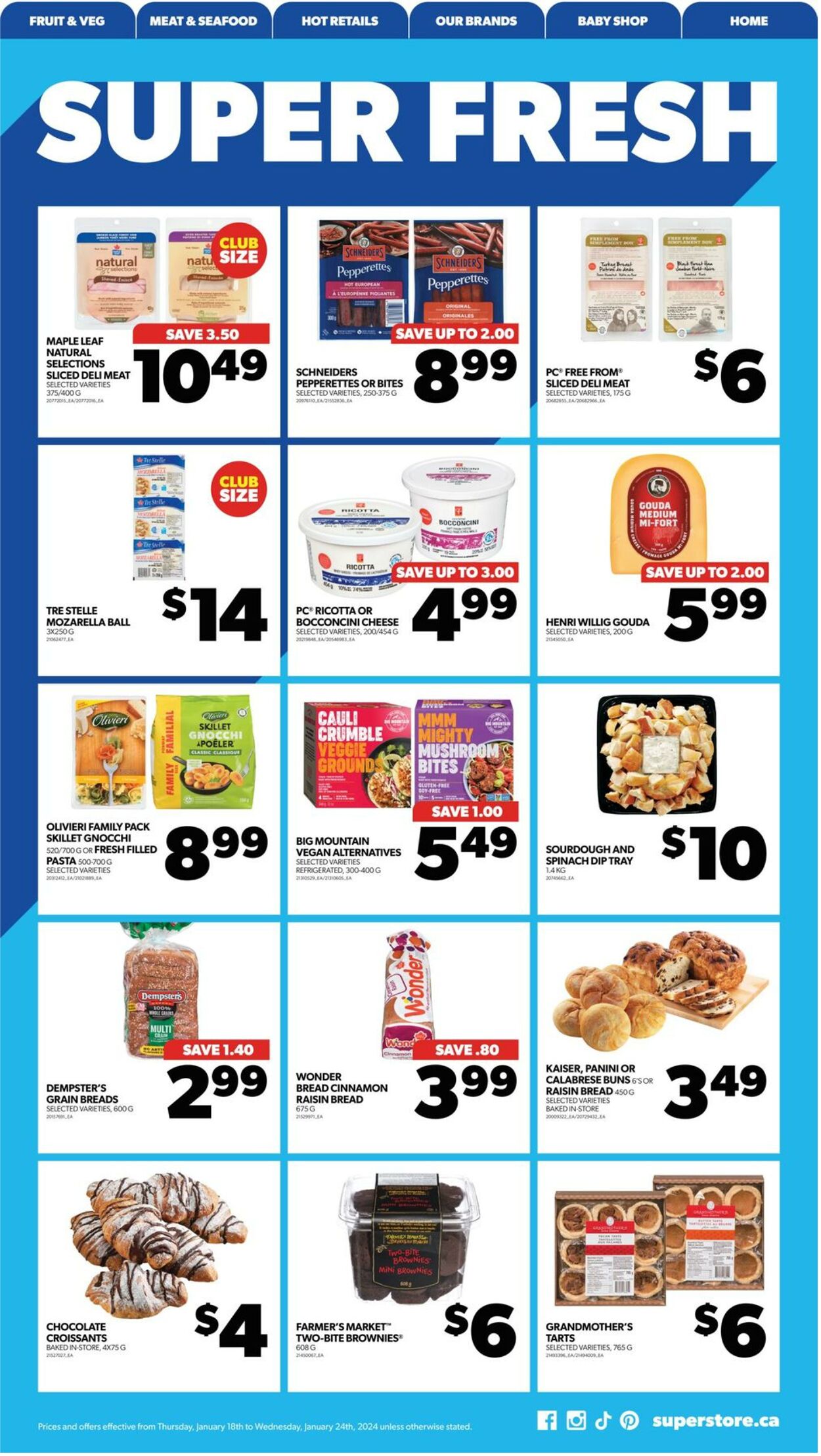 Flyer Real Canadian Superstore 18.01.2024 - 24.01.2024