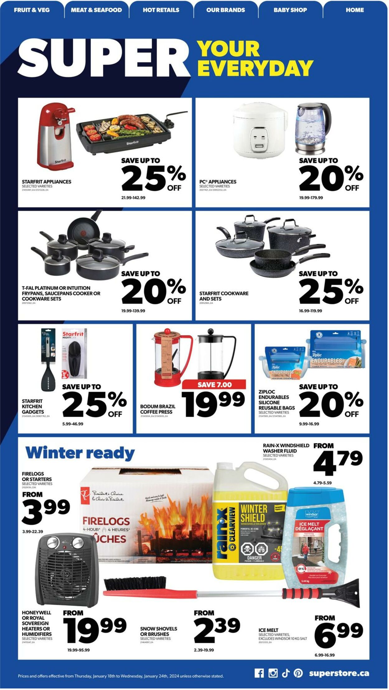 Flyer Real Canadian Superstore 18.01.2024 - 24.01.2024