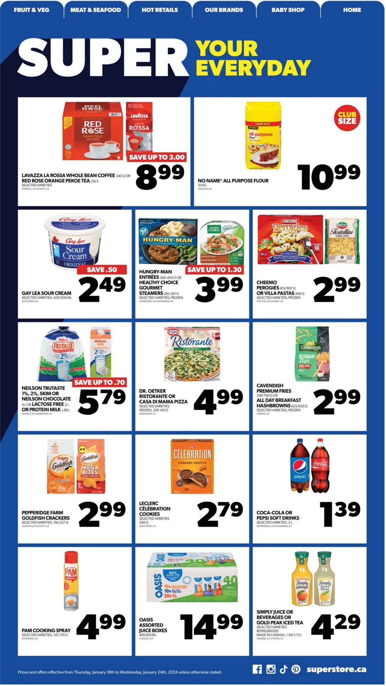 Flyer Real Canadian Superstore 18.01.2024 - 24.01.2024