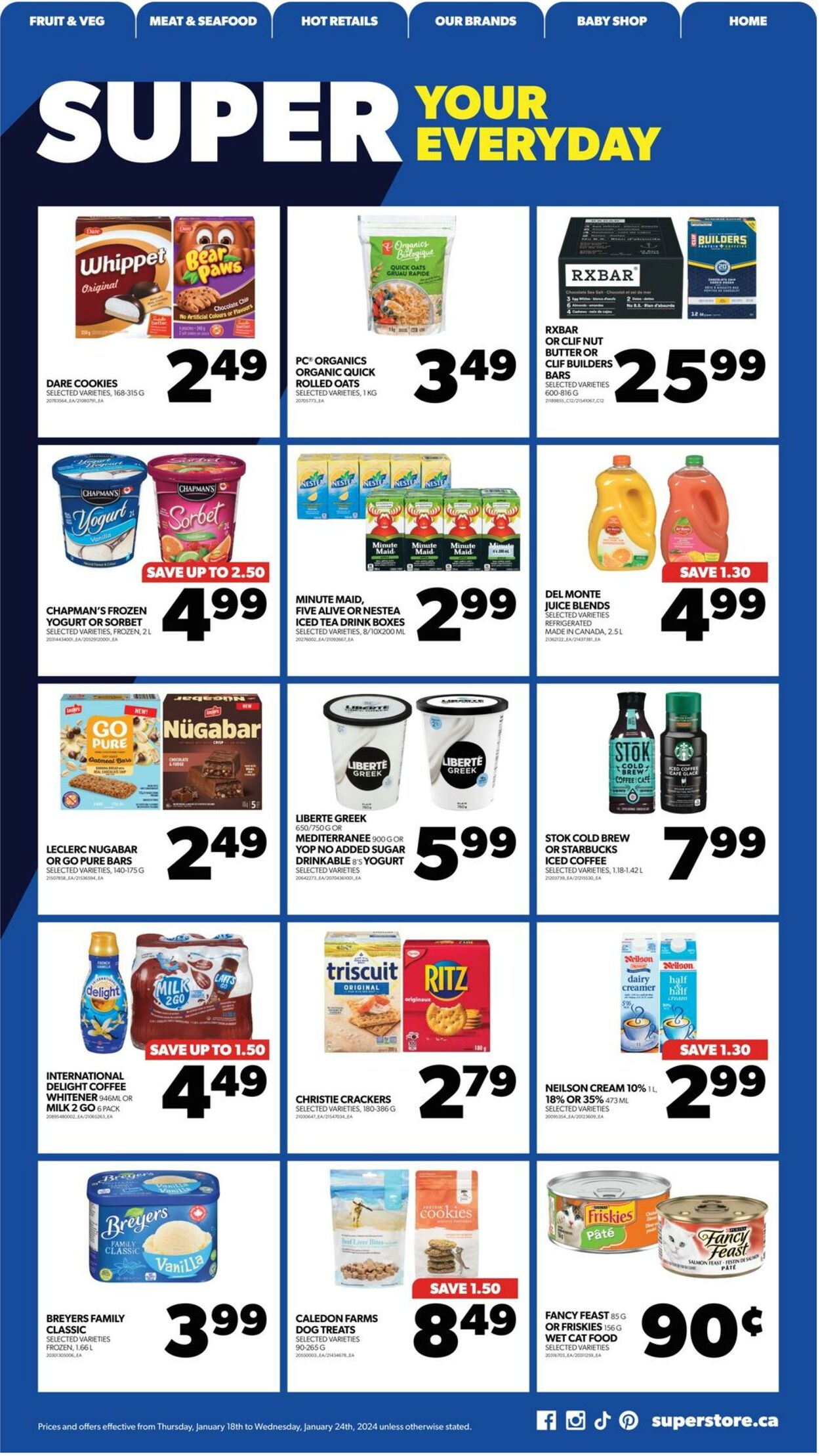 Flyer Real Canadian Superstore 18.01.2024 - 24.01.2024