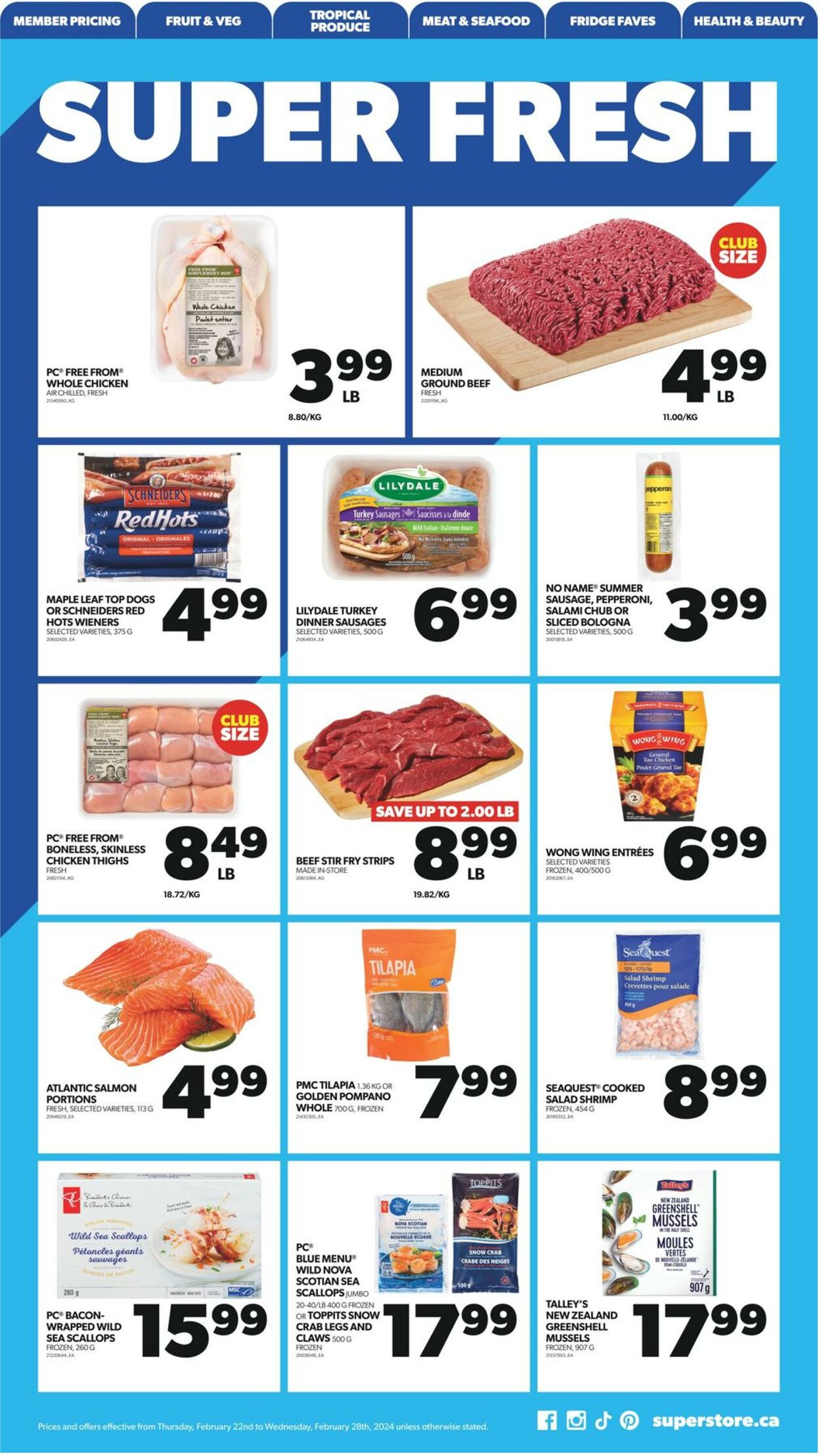 Flyer Real Canadian Superstore 22.02.2024 - 28.02.2024