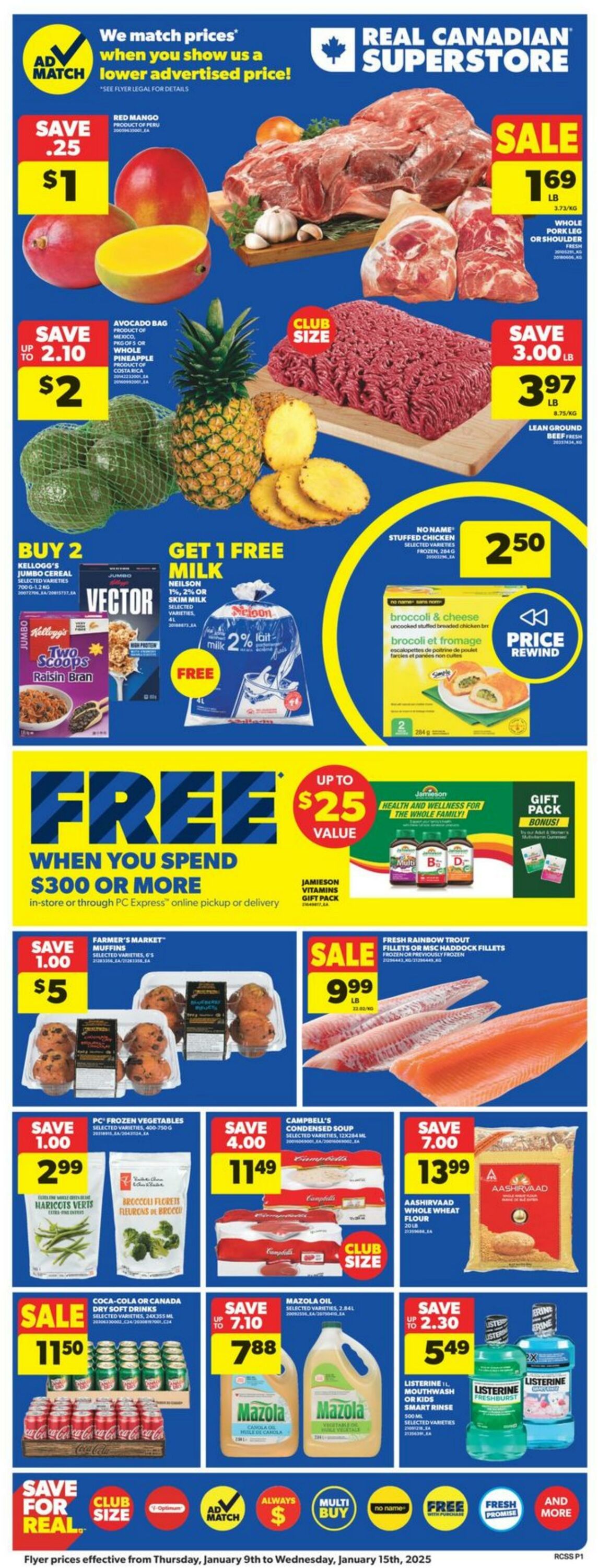 Flyer Real Canadian Superstore 09.01.2025 - 15.01.2025