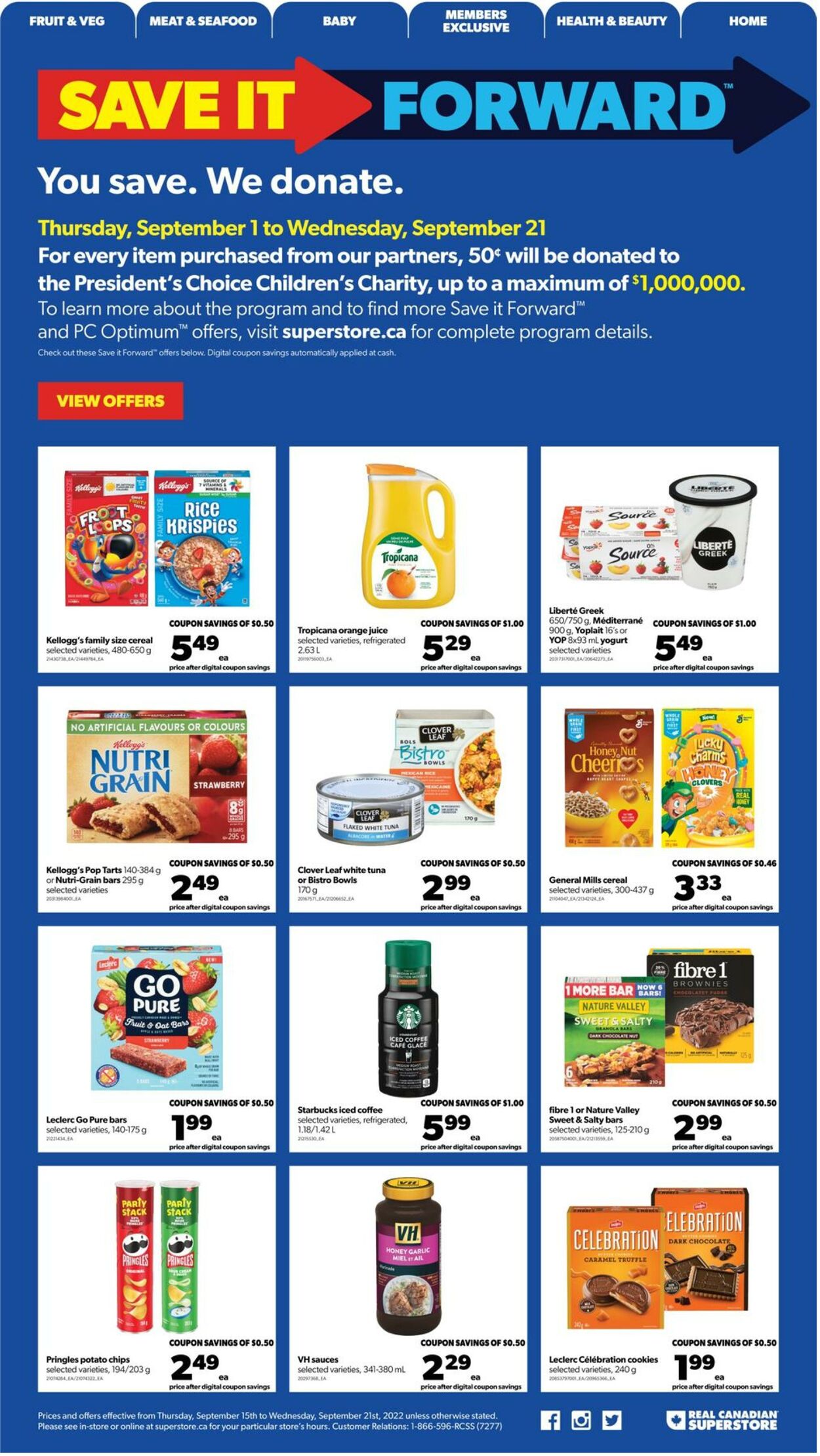 Flyer Real Canadian Superstore 15.09.2022 - 21.09.2022