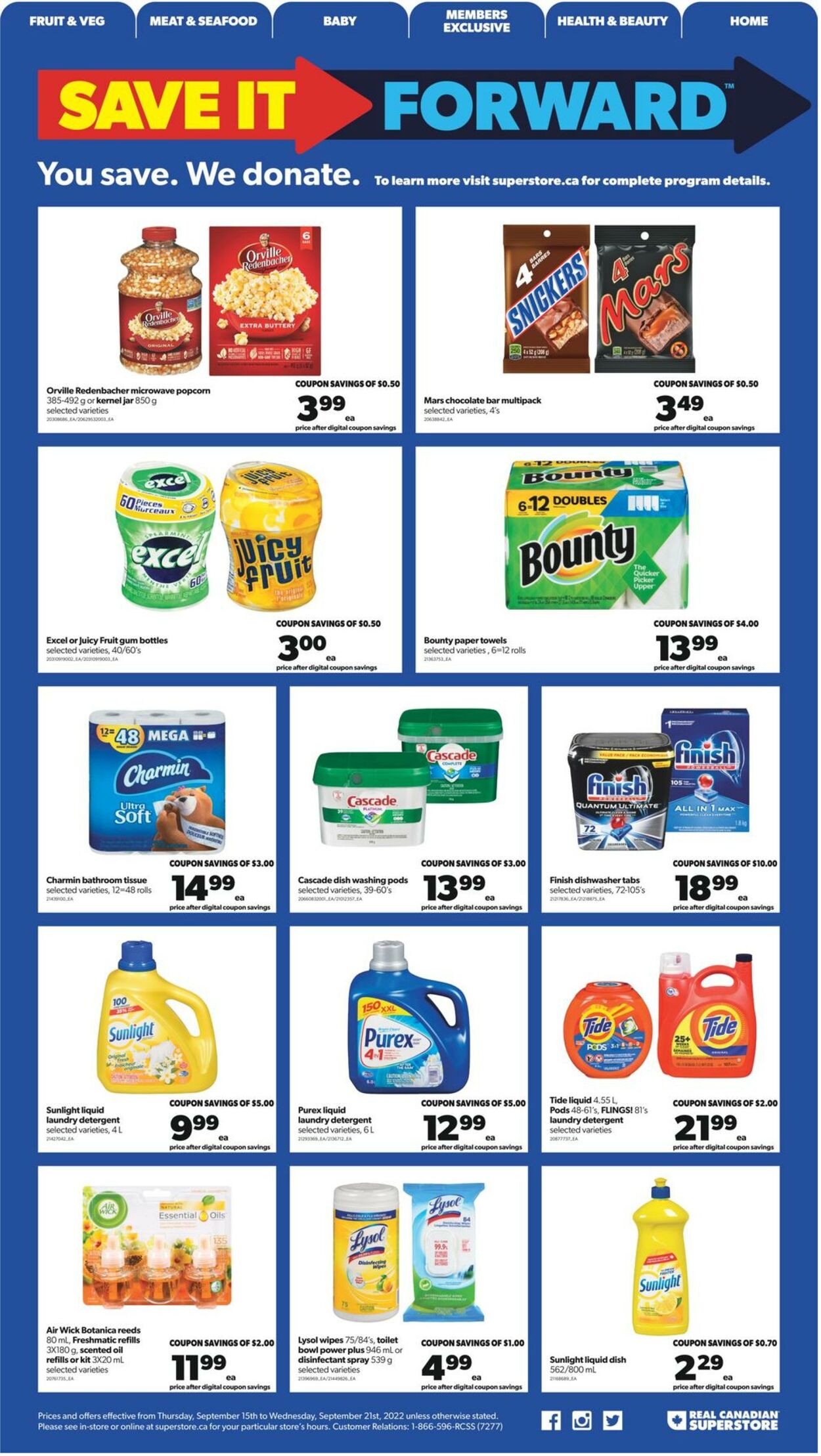 Flyer Real Canadian Superstore 15.09.2022 - 21.09.2022