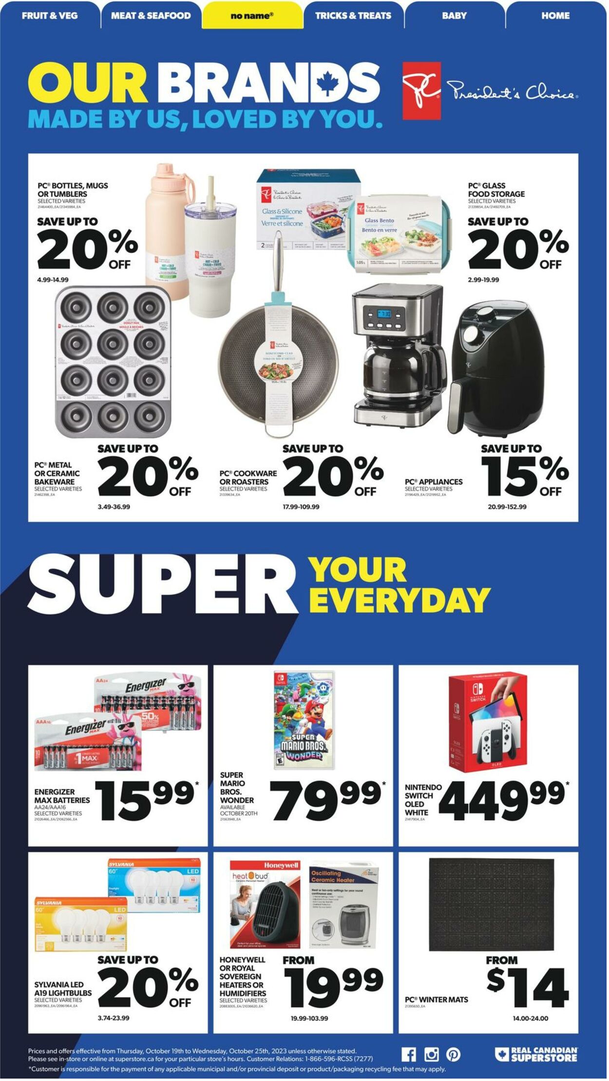 Flyer Real Canadian Superstore 19.10.2023 - 25.10.2023