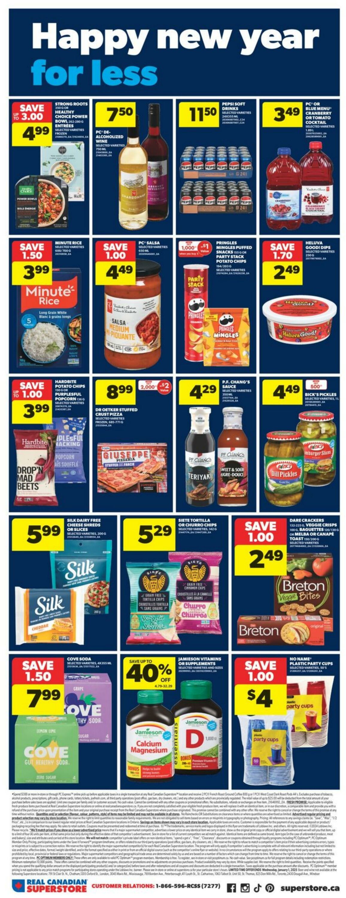 Flyer Real Canadian Superstore 26.12.2024 - 01.01.2025