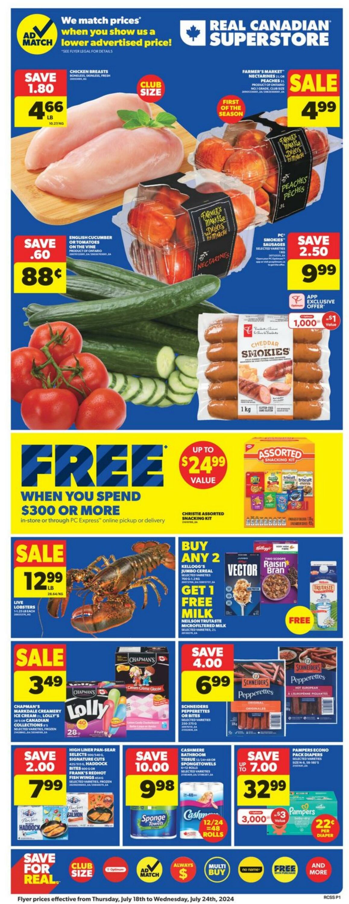 Flyer Real Canadian Superstore 18.07.2024 - 24.07.2024