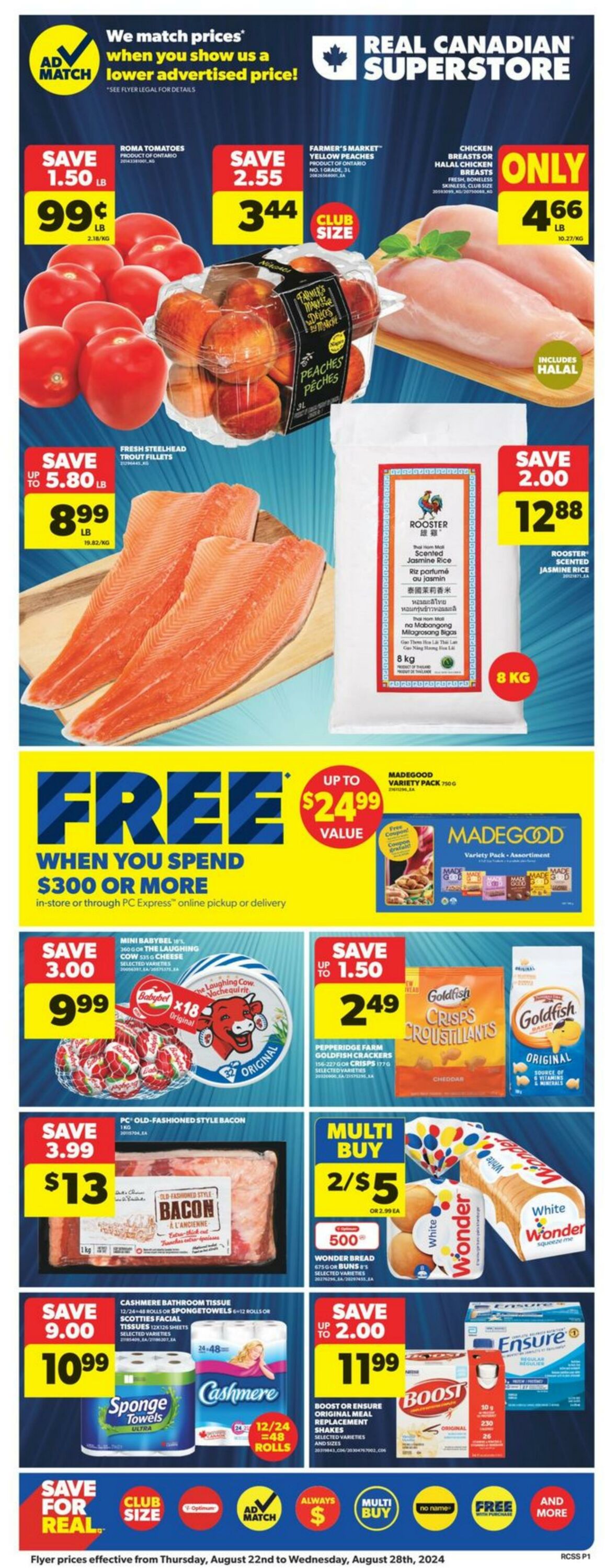 Flyer Real Canadian Superstore 22.08.2024 - 28.08.2024