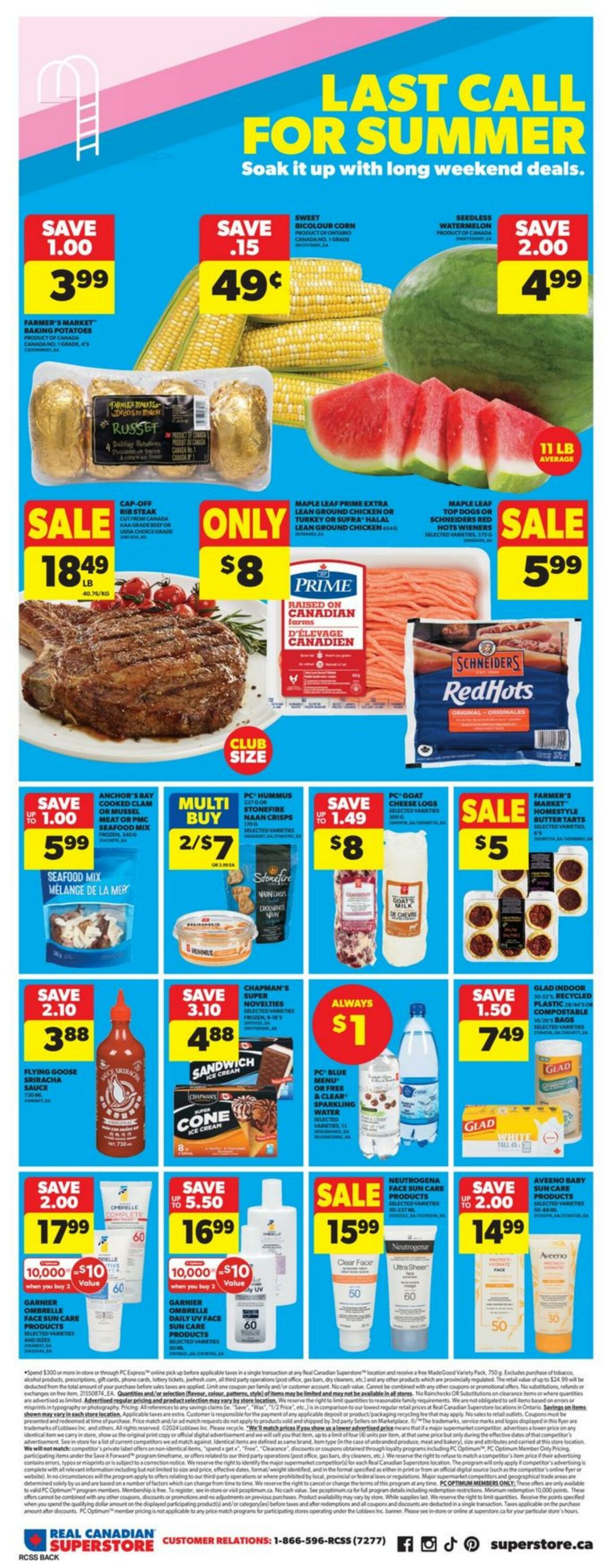 Flyer Real Canadian Superstore 22.08.2024 - 28.08.2024