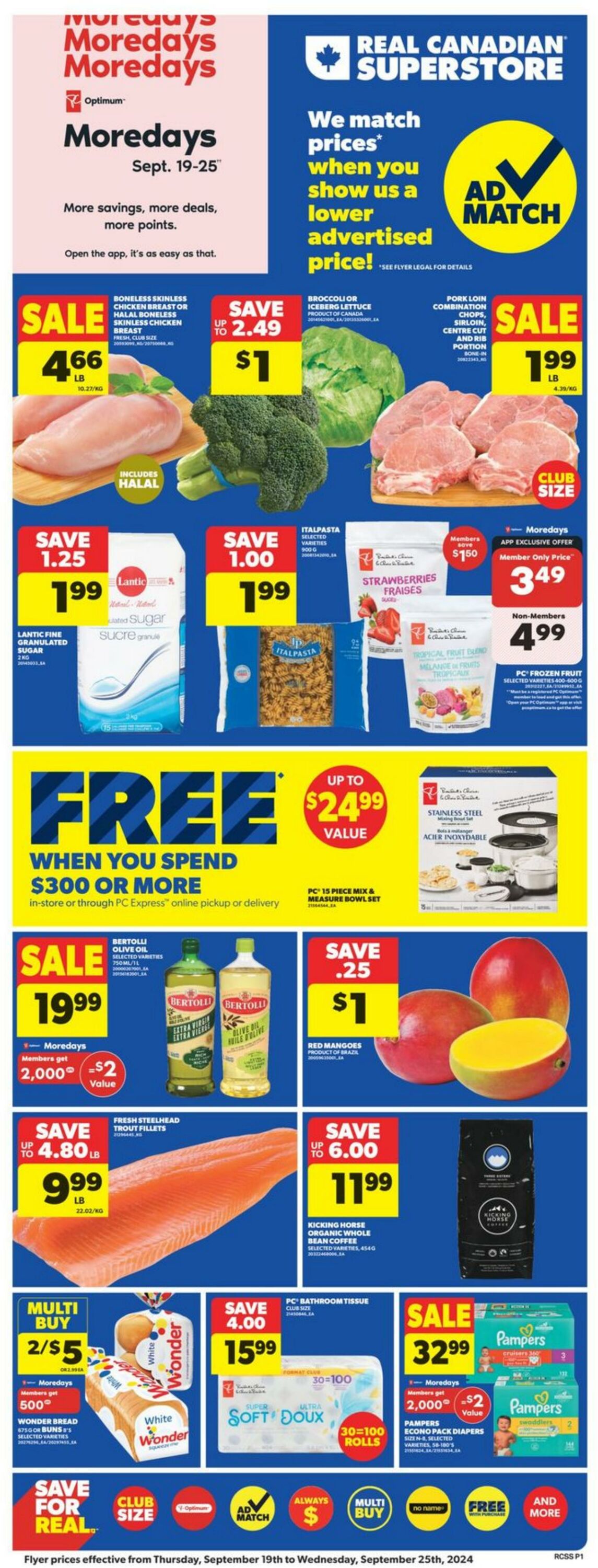 Flyer Real Canadian Superstore 19.09.2024 - 25.09.2024