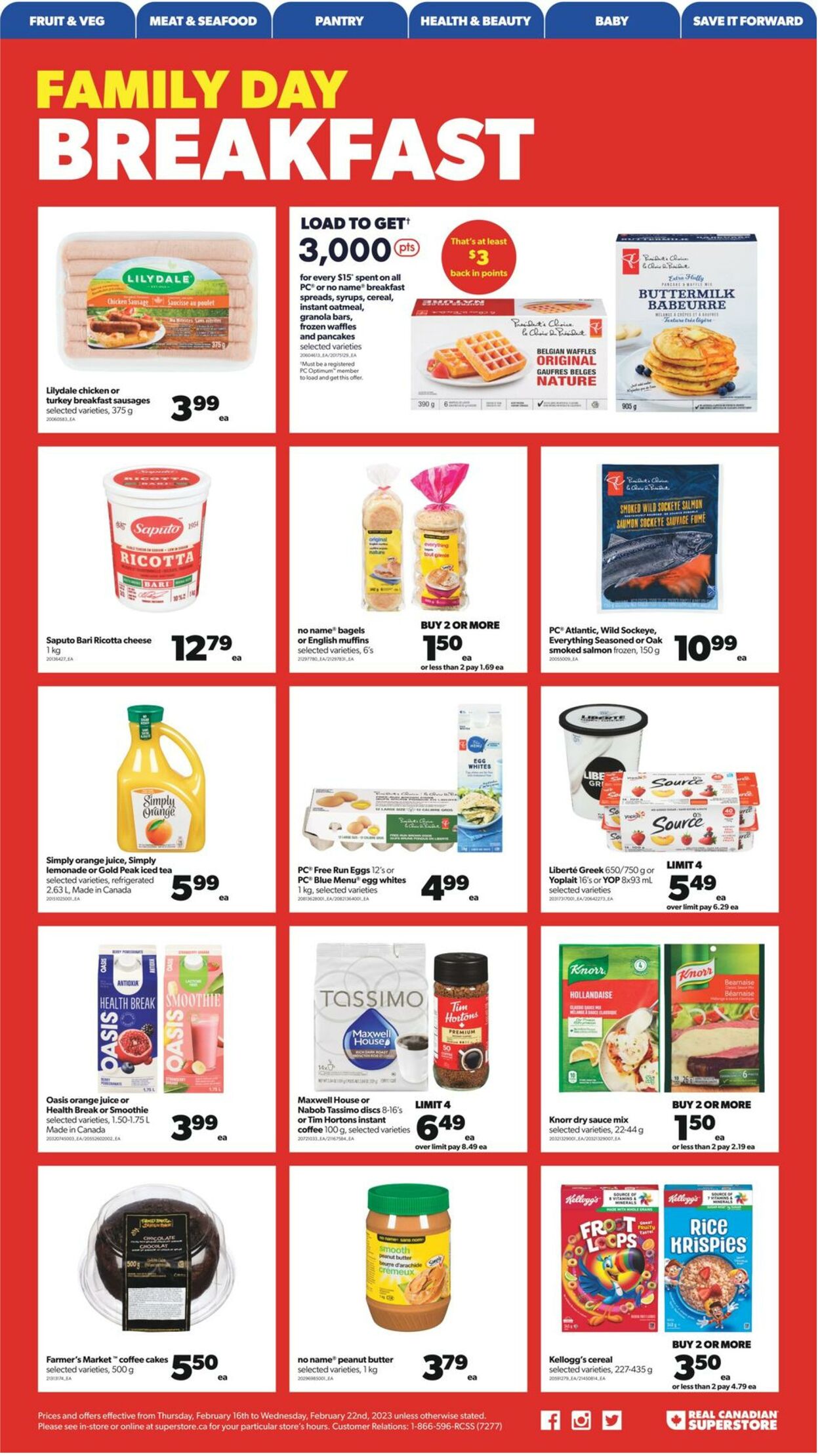 Flyer Real Canadian Superstore 16.02.2023 - 22.02.2023