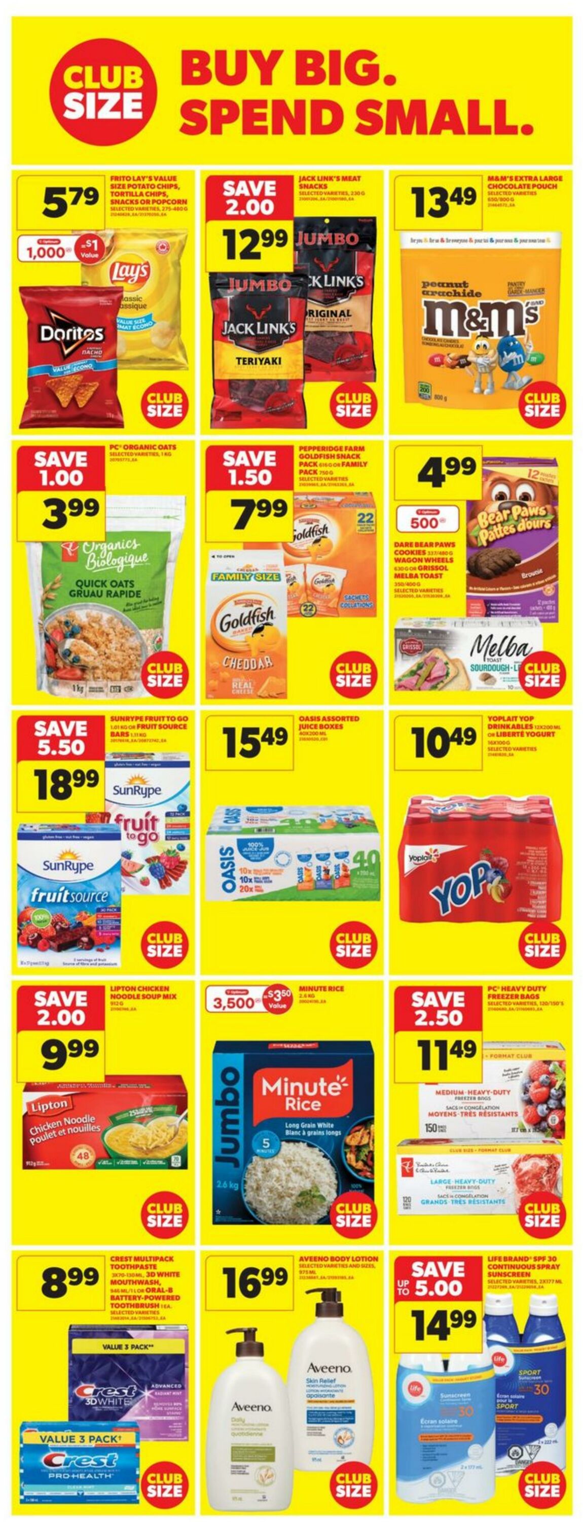 Flyer Real Canadian Superstore 15.08.2024 - 21.08.2024