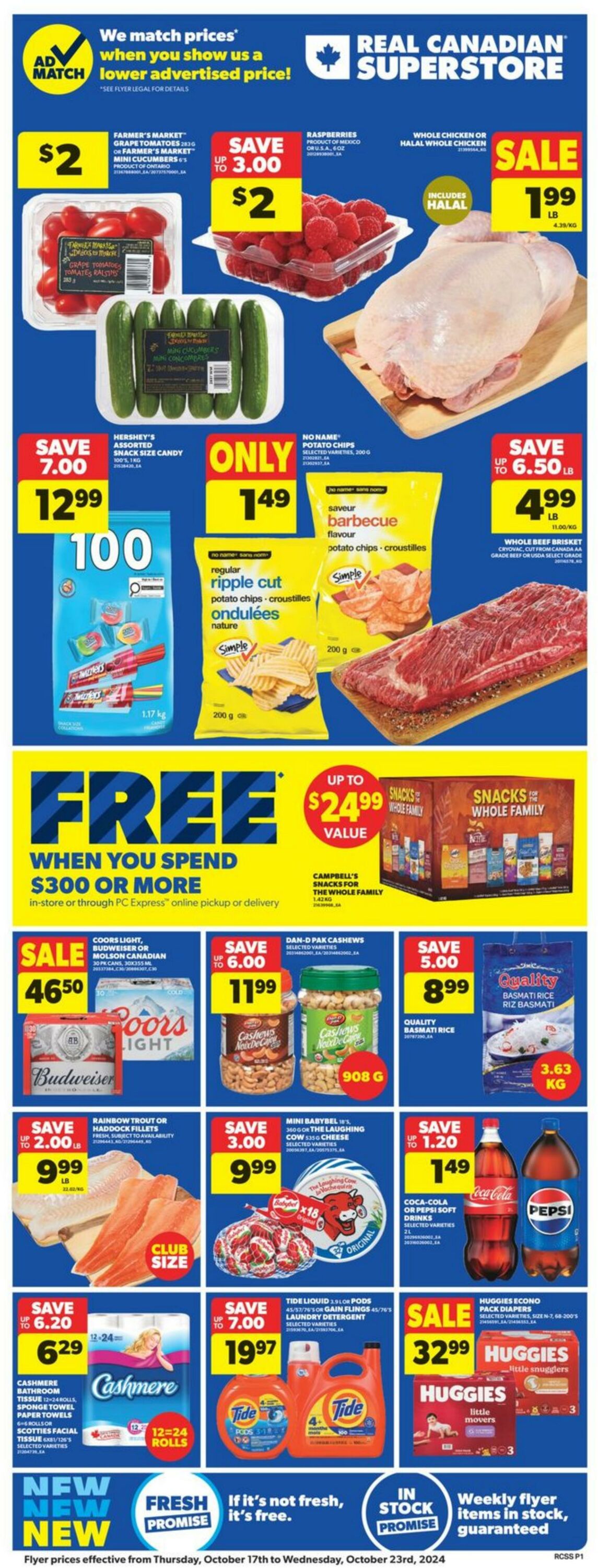 Flyer Real Canadian Superstore 17.10.2024 - 23.10.2024