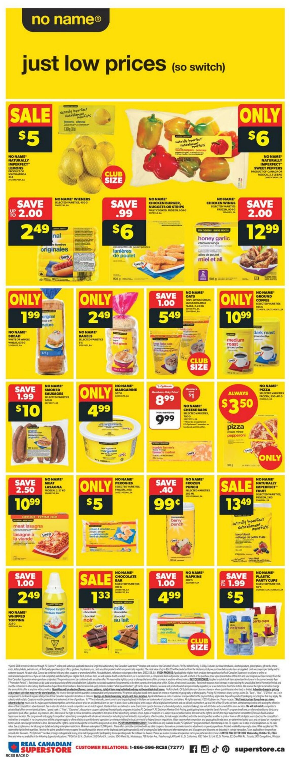 Flyer Real Canadian Superstore 17.10.2024 - 23.10.2024