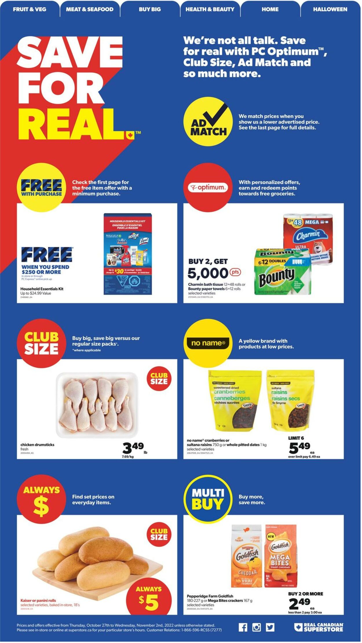Flyer Real Canadian Superstore 27.10.2022 - 02.11.2022