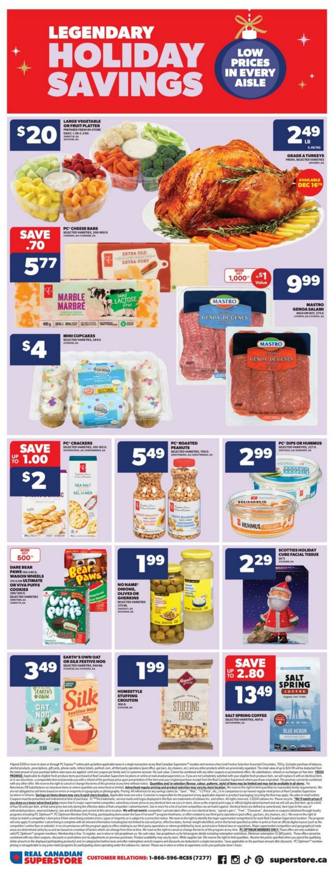 Flyer Real Canadian Superstore 12.12.2024 - 18.12.2024