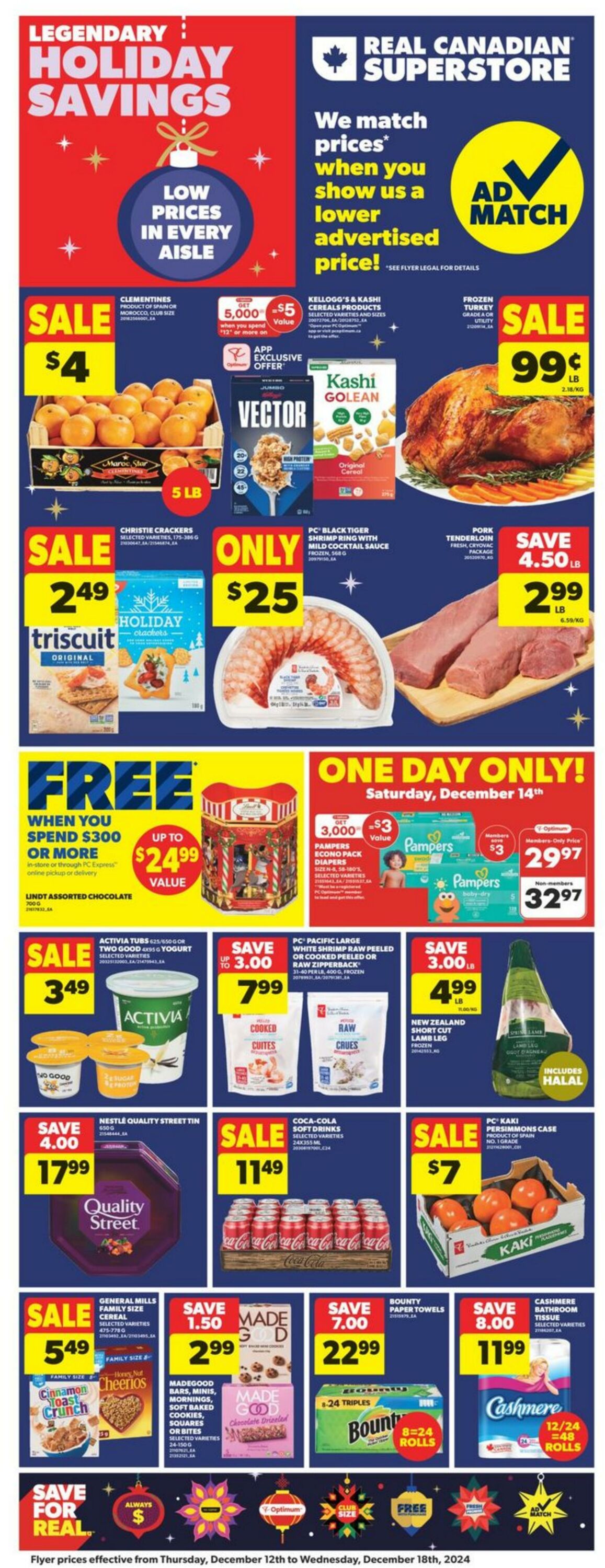 Flyer Real Canadian Superstore 12.12.2024 - 18.12.2024