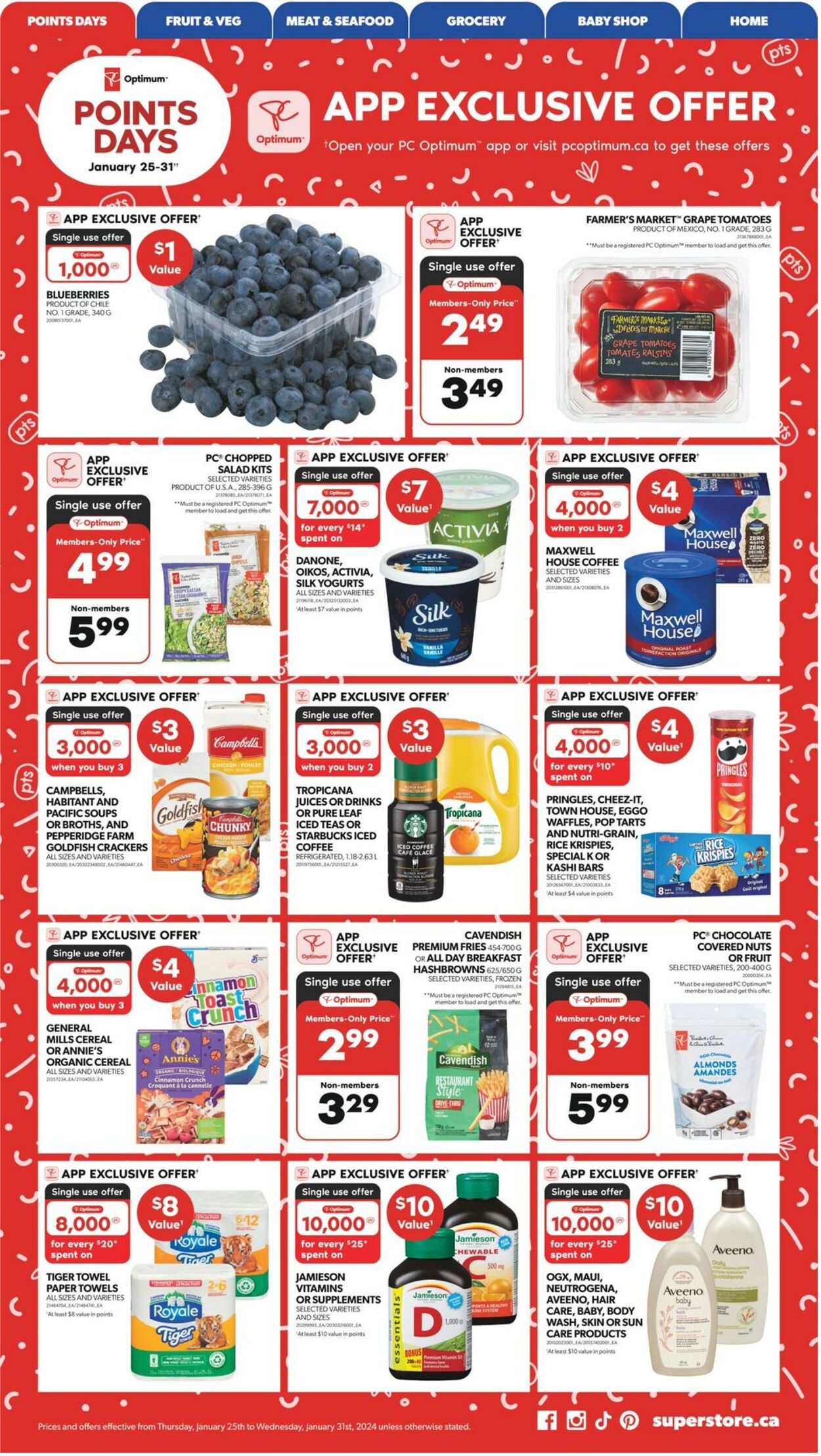 Flyer Real Canadian Superstore 25.01.2024 - 31.01.2024