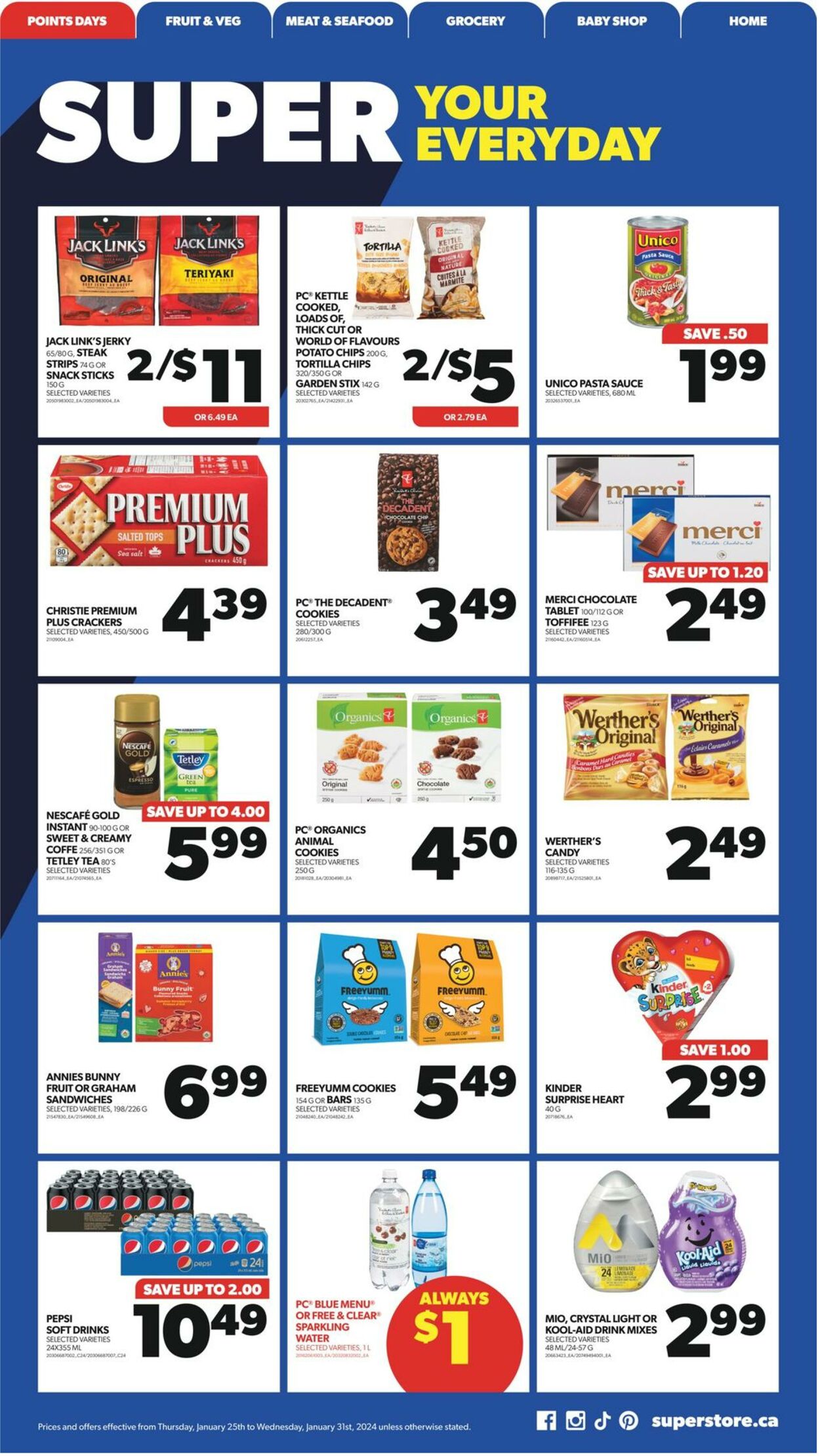 Flyer Real Canadian Superstore 25.01.2024 - 31.01.2024