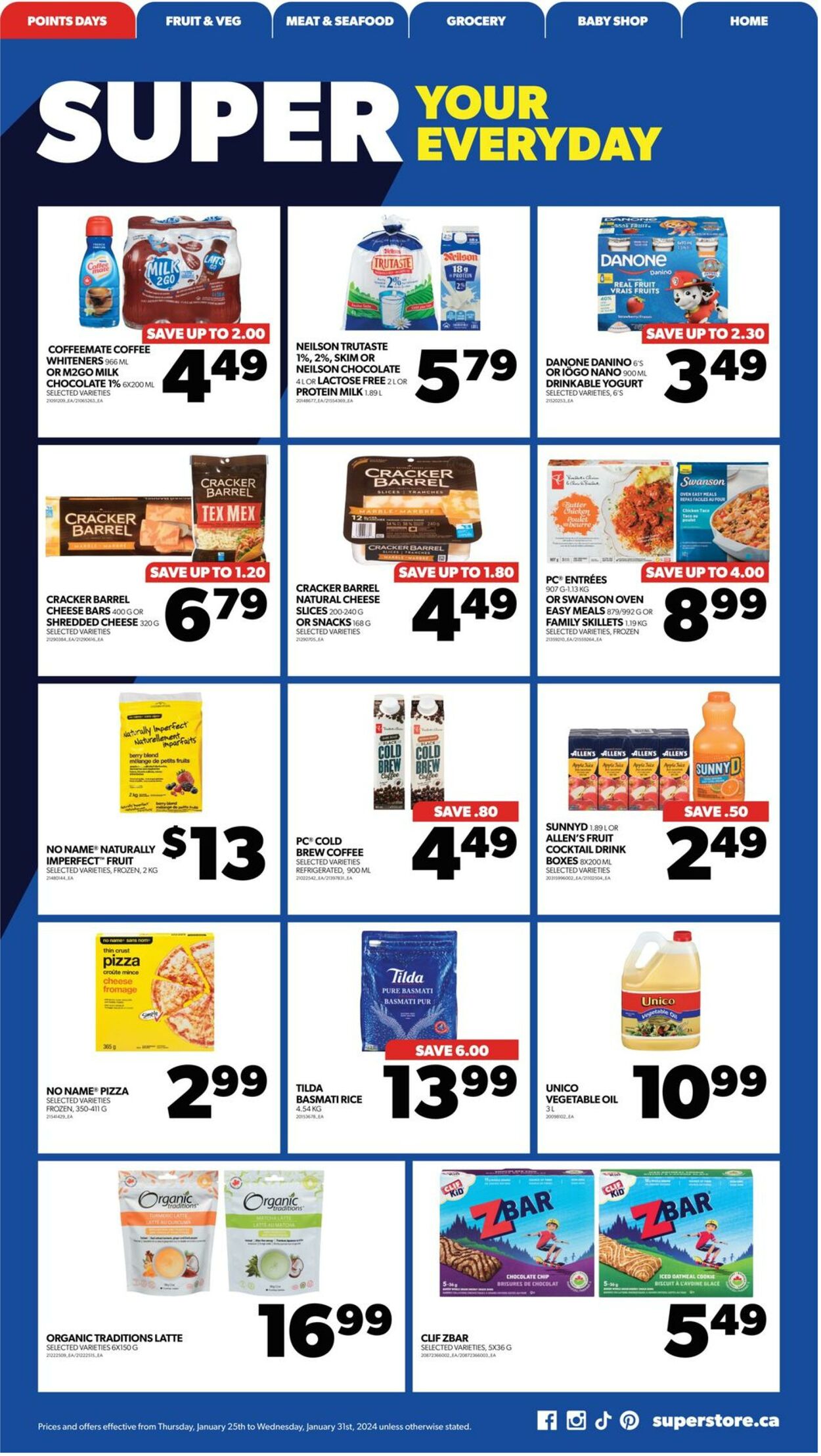 Flyer Real Canadian Superstore 25.01.2024 - 31.01.2024