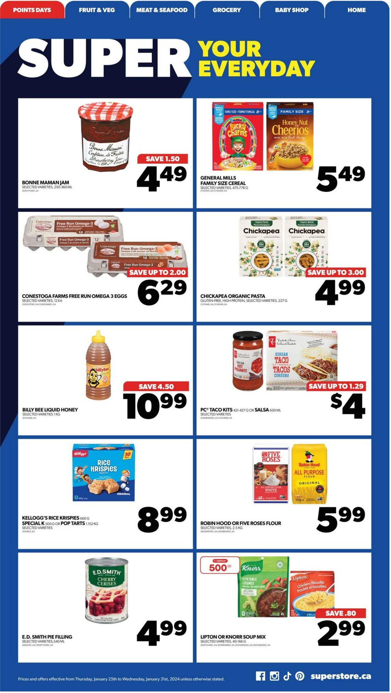 Flyer Real Canadian Superstore 25.01.2024 - 31.01.2024