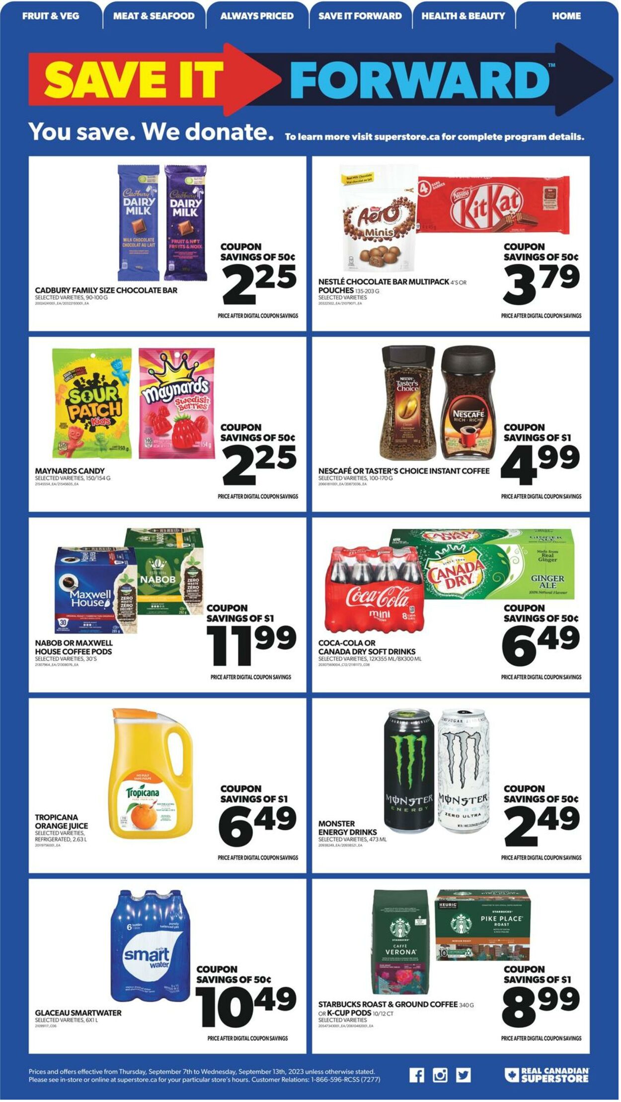 Flyer Real Canadian Superstore 07.09.2023 - 13.09.2023